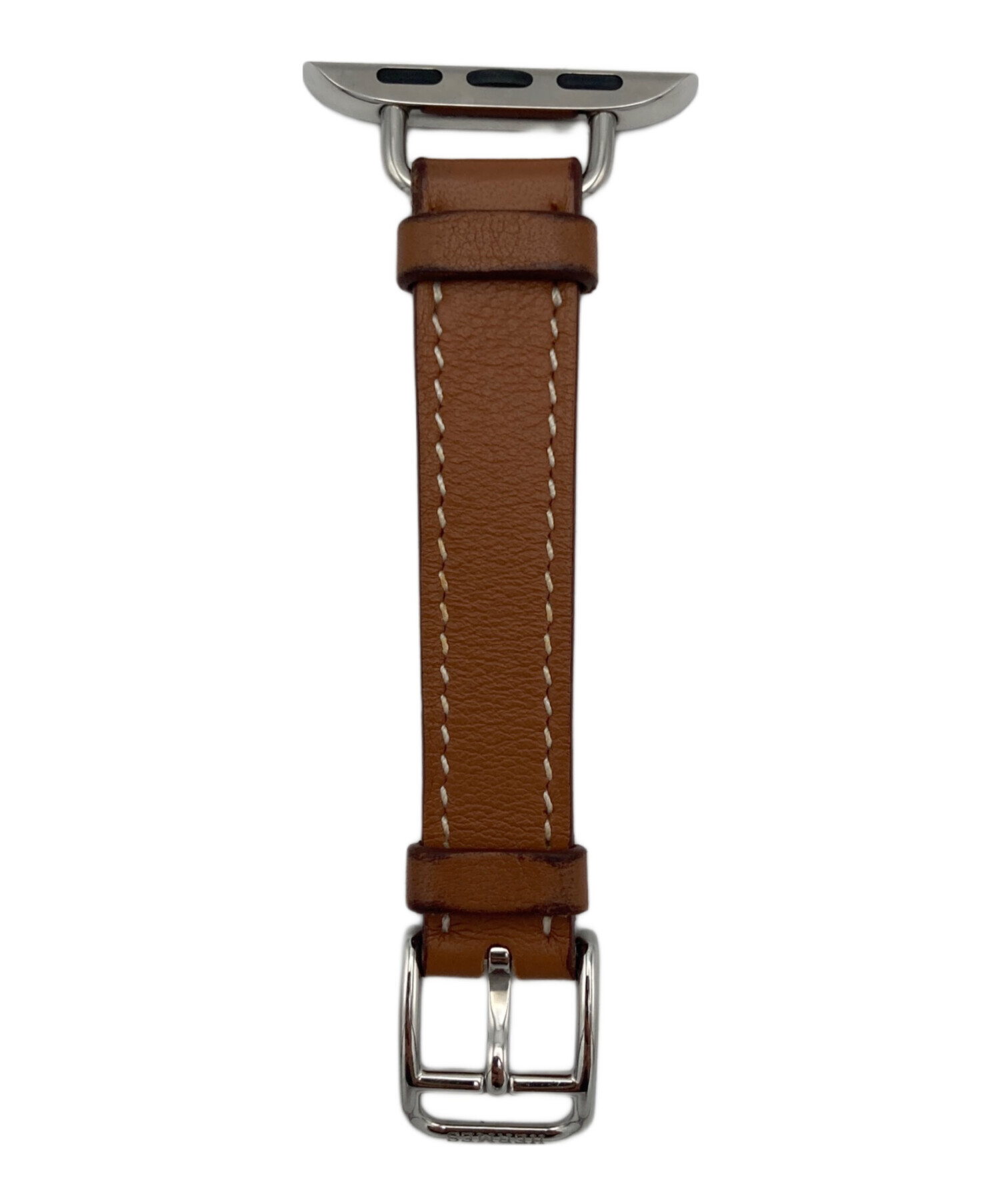 中古・古着通販】HERMES (エルメス) 時計2重巻きベルト キャラメル 