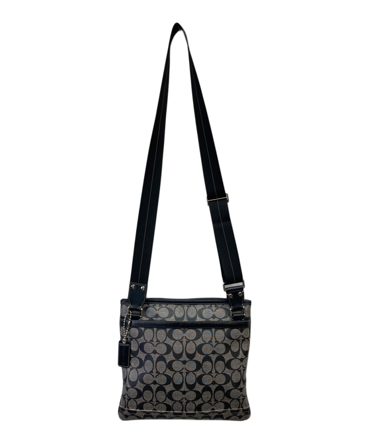 COACH ショルダーバッグ 美品 中古・古着通販】COACH (コーチ) ショルダーバッグ グレー｜ブランド