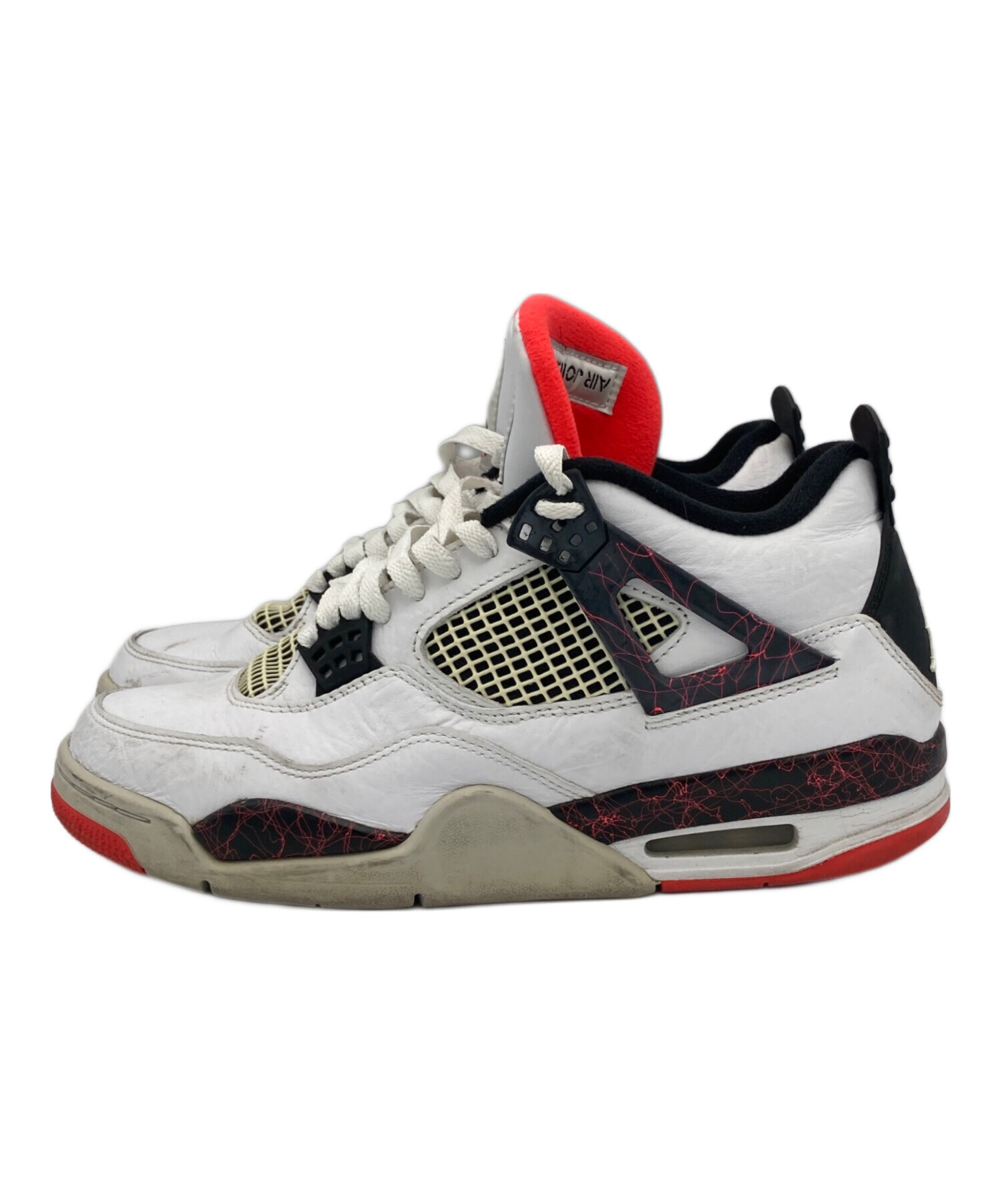 中古・古着通販】NIKE (ナイキ) AIR JORDAN 4 FLIGHT ホワイト サイズ 