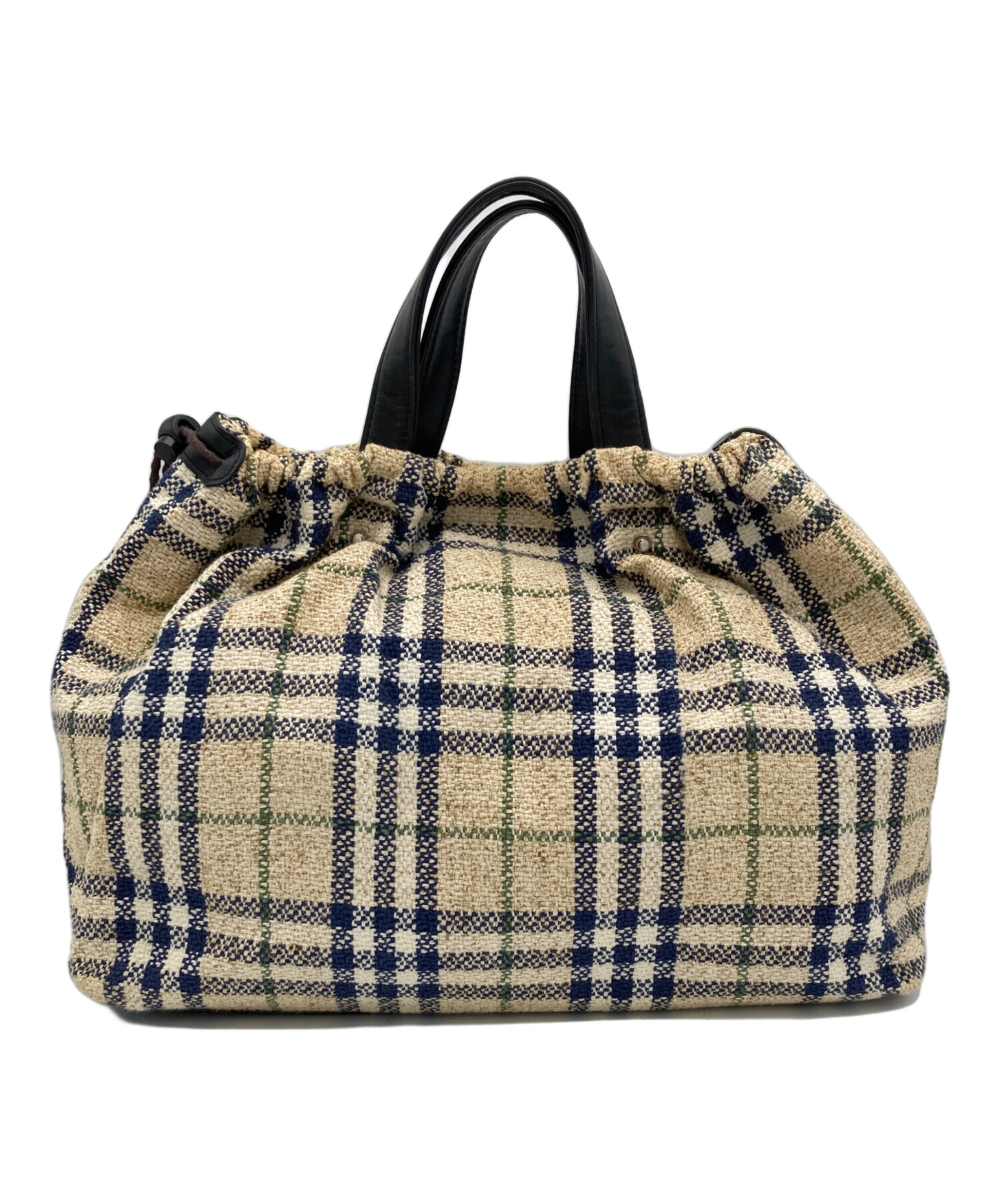 中古・古着通販】Burberry's (バーバリー) ツイードハンドバッグ