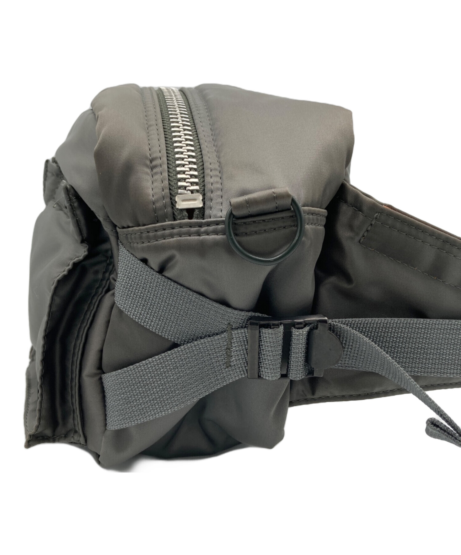 中古・古着通販】PORTER (ポーター) TANKER WAIST BAG カーキ 中古・古着通販】PORTER (ポーター) TANKER WAIST BAG カーキ