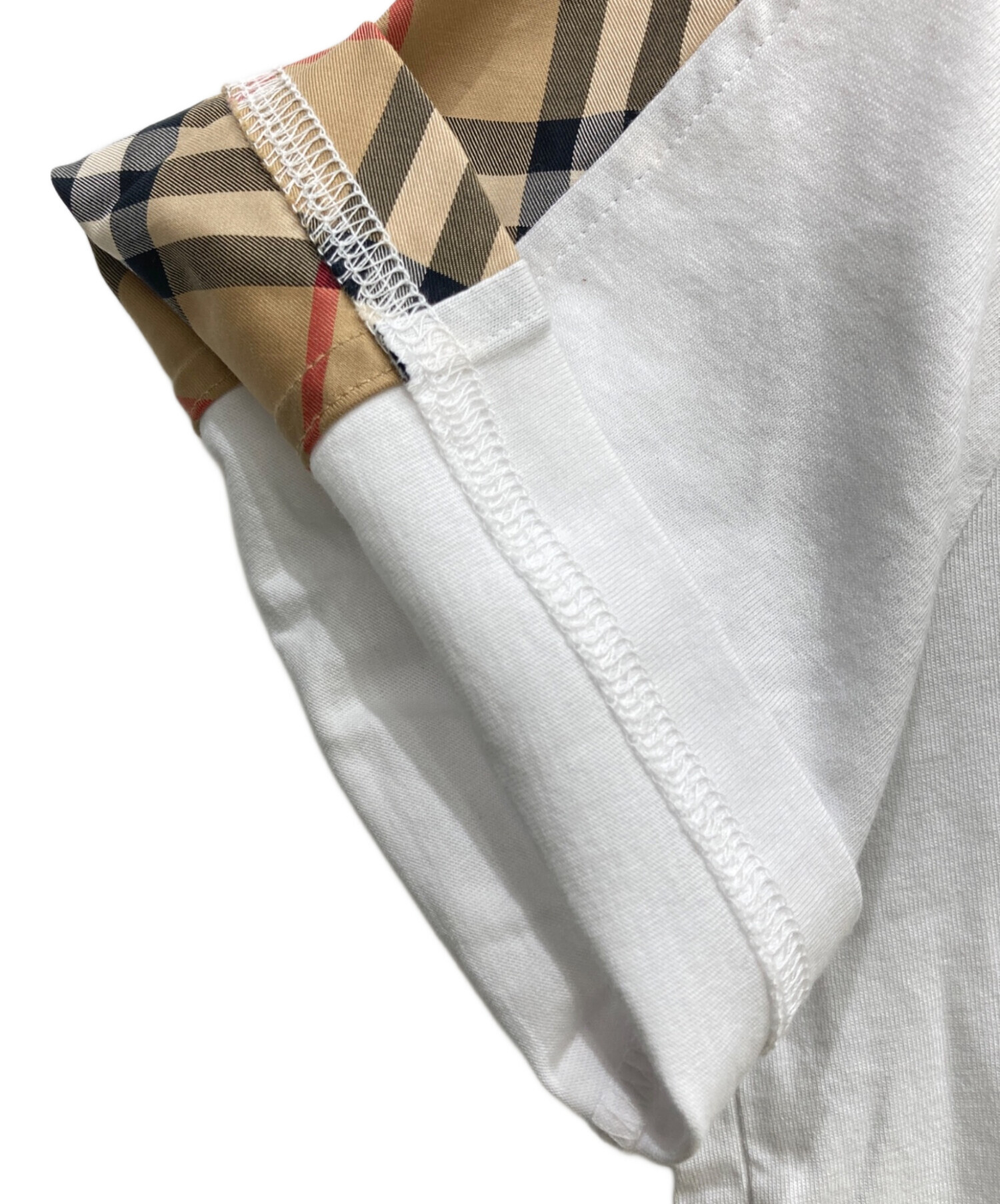 中古・古着通販】BURBERRY LONDON (バーバリーロンドン) チェック袖T 