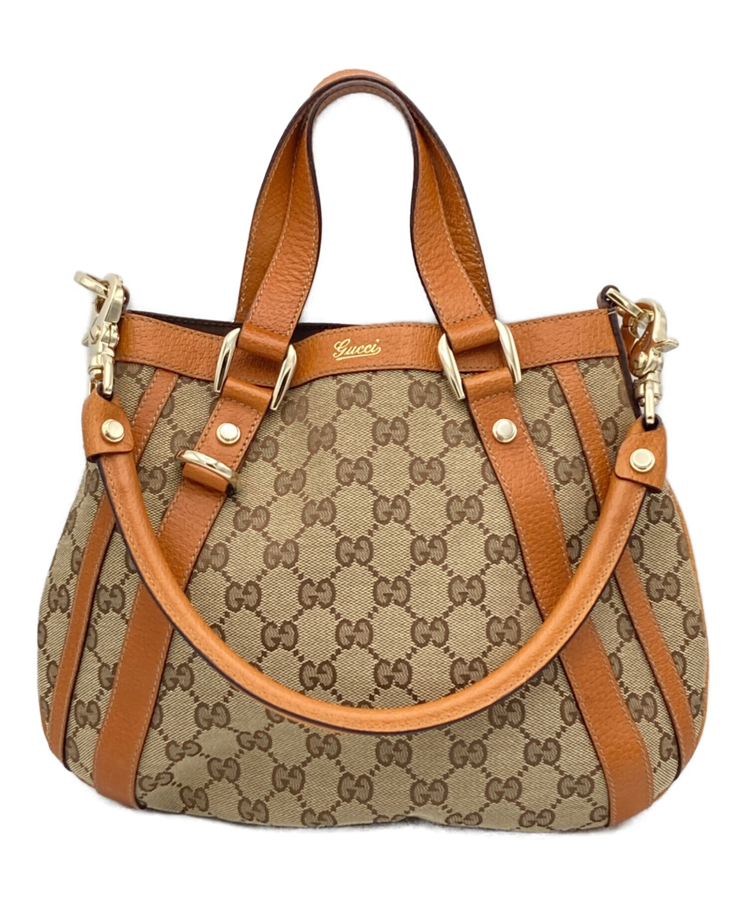 中古・古着通販】GUCCI (グッチ) アビーキャンバストートバック 