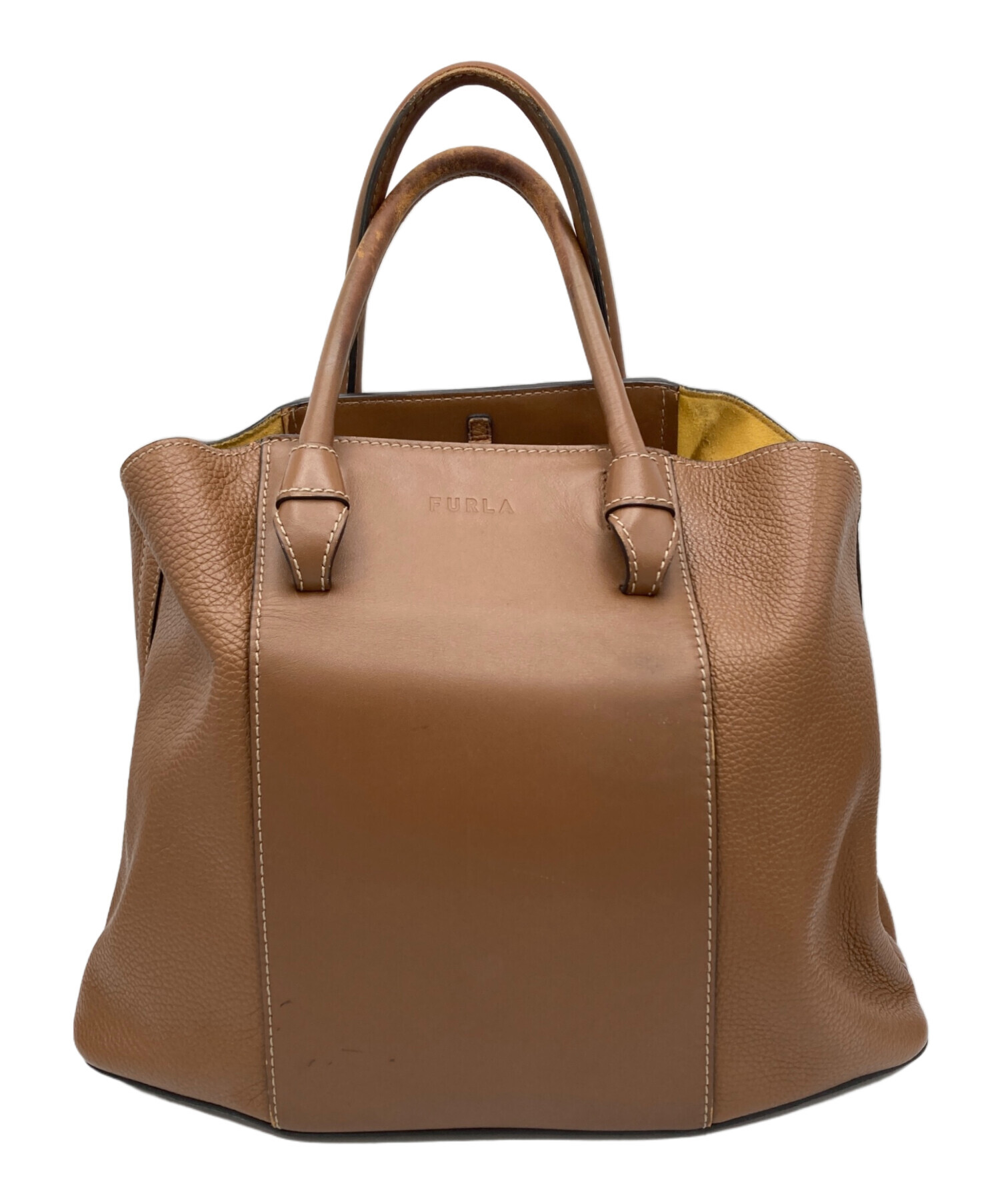 中古・古着通販】FURLA (フルラ) 2WAYバッグ ブラウン｜ブランド・古着