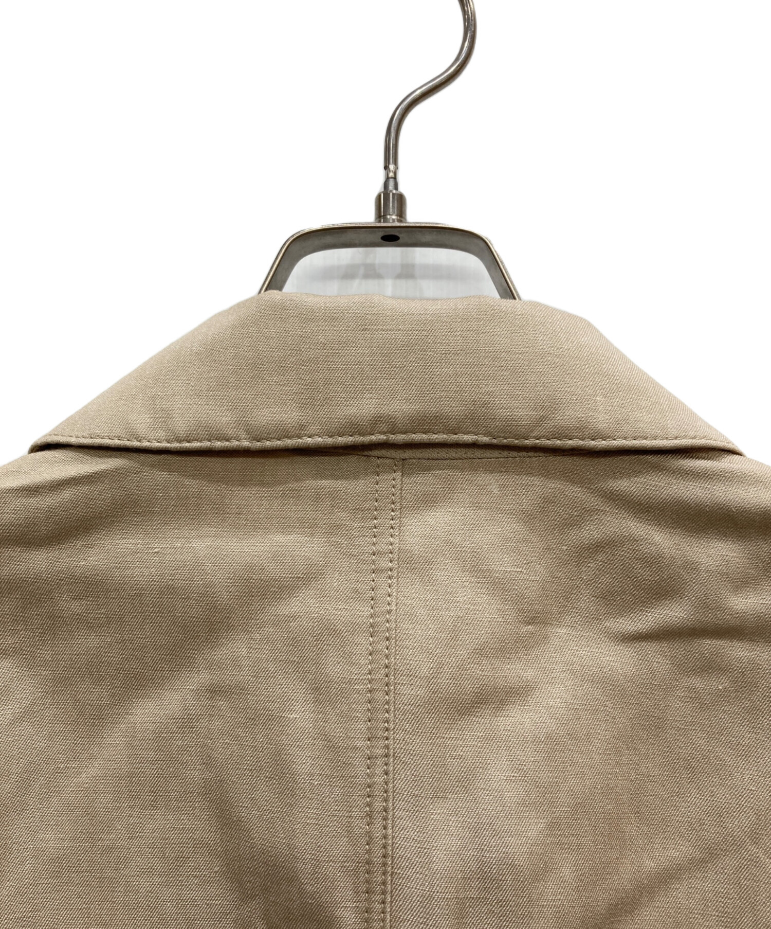 LANVIN COLLECTION(ランバンコレクション) ジャケット メンズ - ベージュ 長袖/秋/冬 中古・古着通販】LANVIN COLLECTION (ランバンコレクション) リネン