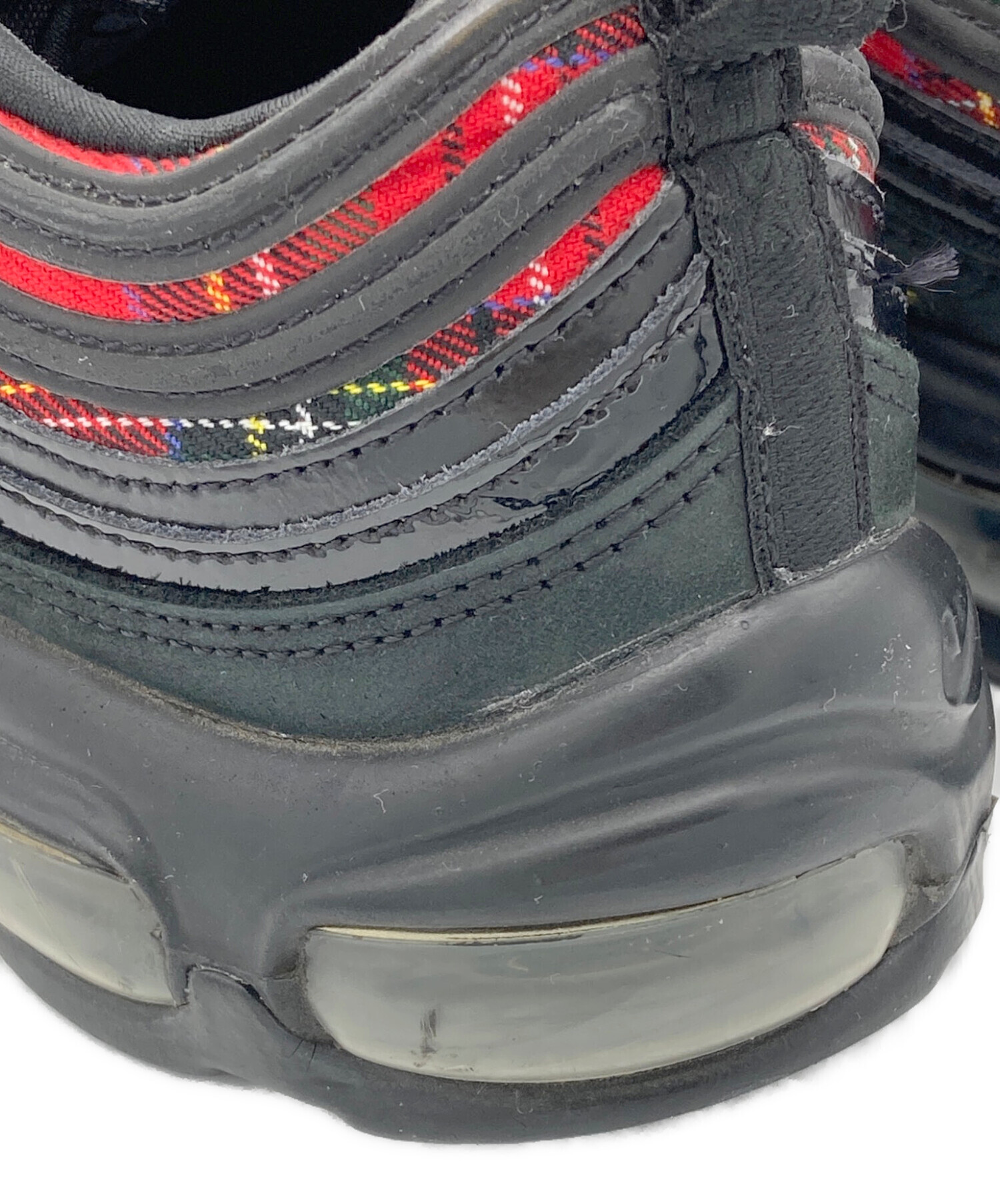 中古・古着通販】NIKE (ナイキ) Air Max 97 SE Tartan Print ブラック