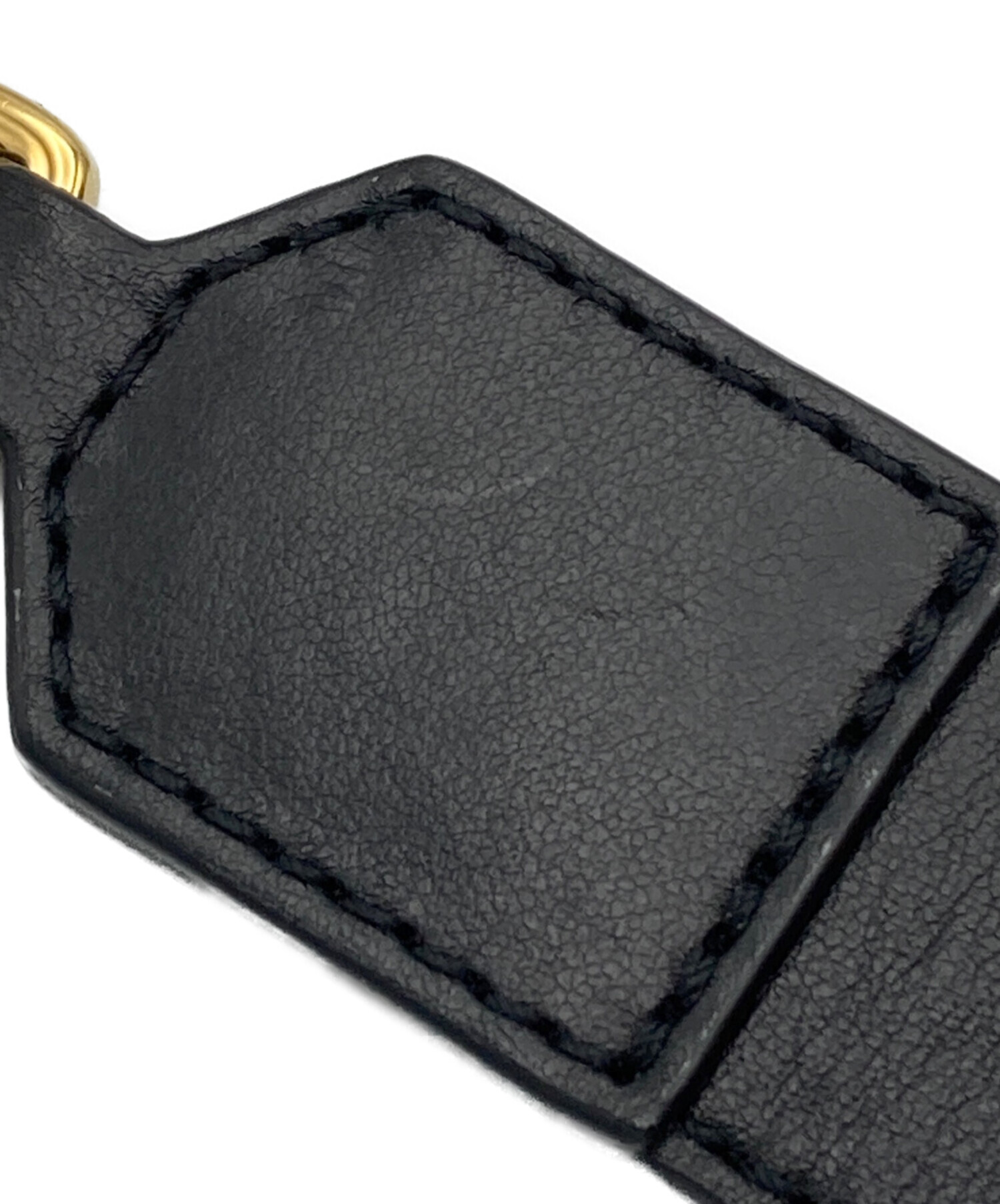LOEWE 調整可能ストラップ 黒　美品 中古・古着通販】LOEWE (ロエベ) アナグラム ショルダーストラップ