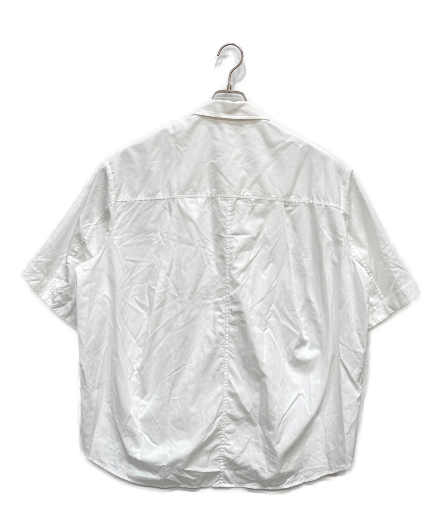中古・古着通販】CLANE (クラネ) HALF SLEEVE HUGE SHIRTS ホワイト