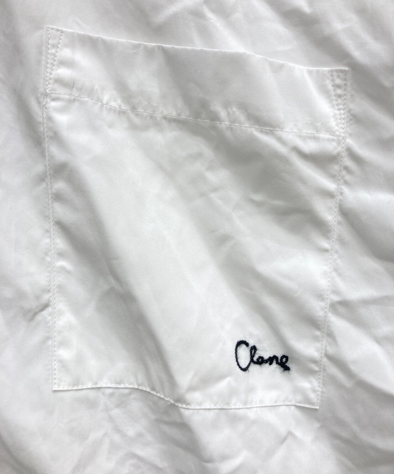 中古・古着通販】CLANE (クラネ) HALF SLEEVE HUGE SHIRTS ホワイト 