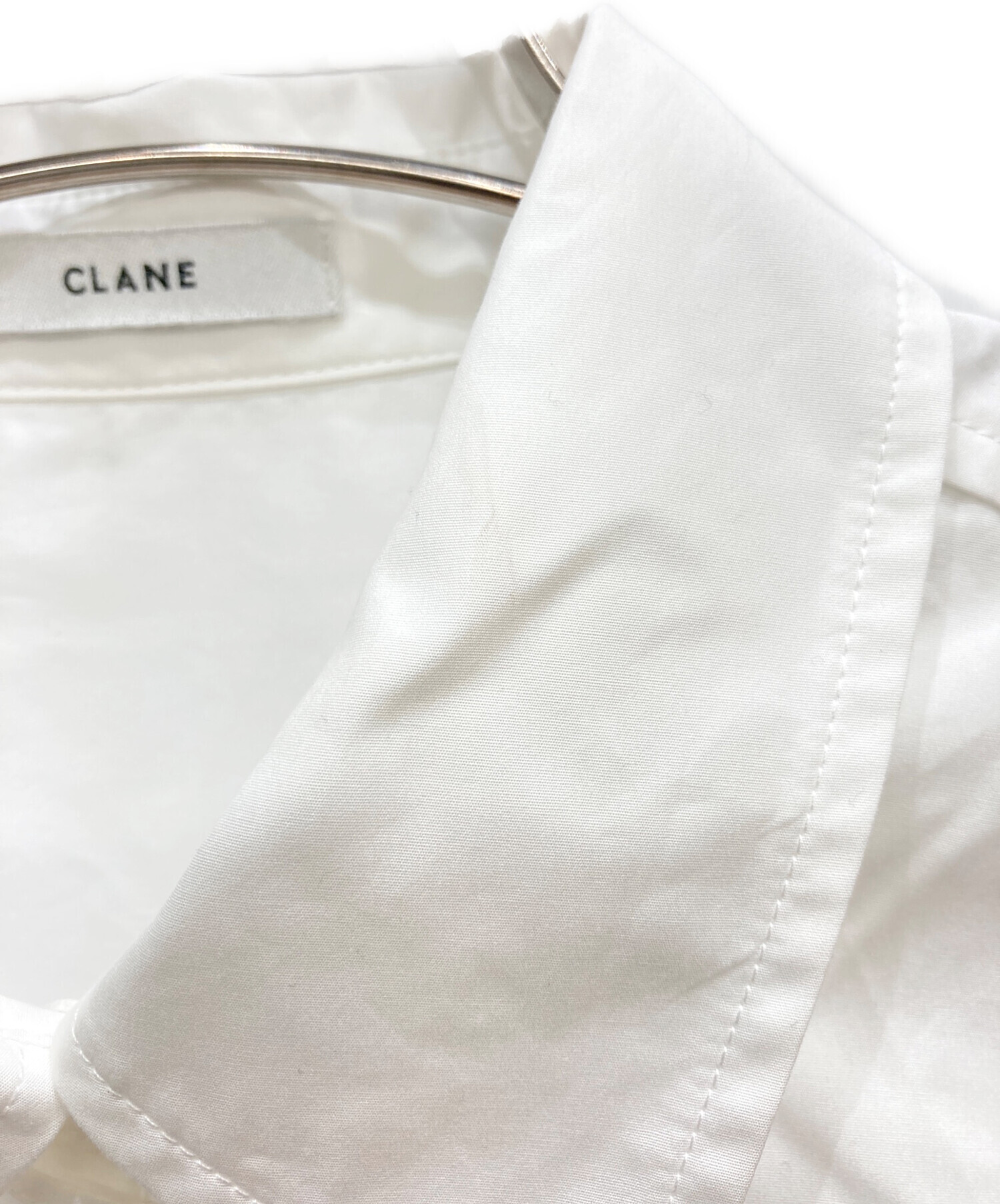 中古・古着通販】CLANE (クラネ) HALF SLEEVE HUGE SHIRTS ホワイト 
