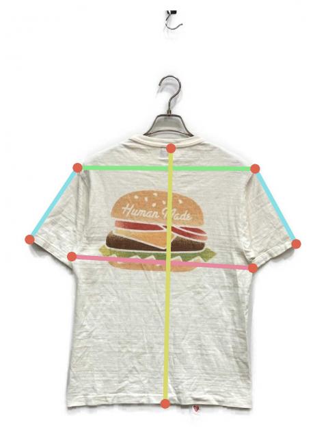未使用 HUMAN MADE ハンバーガー　半袖Tシャツ 中古・古着通販】HUMAN MADE (ヒューマンメイド) ハンバーガーTシャツ