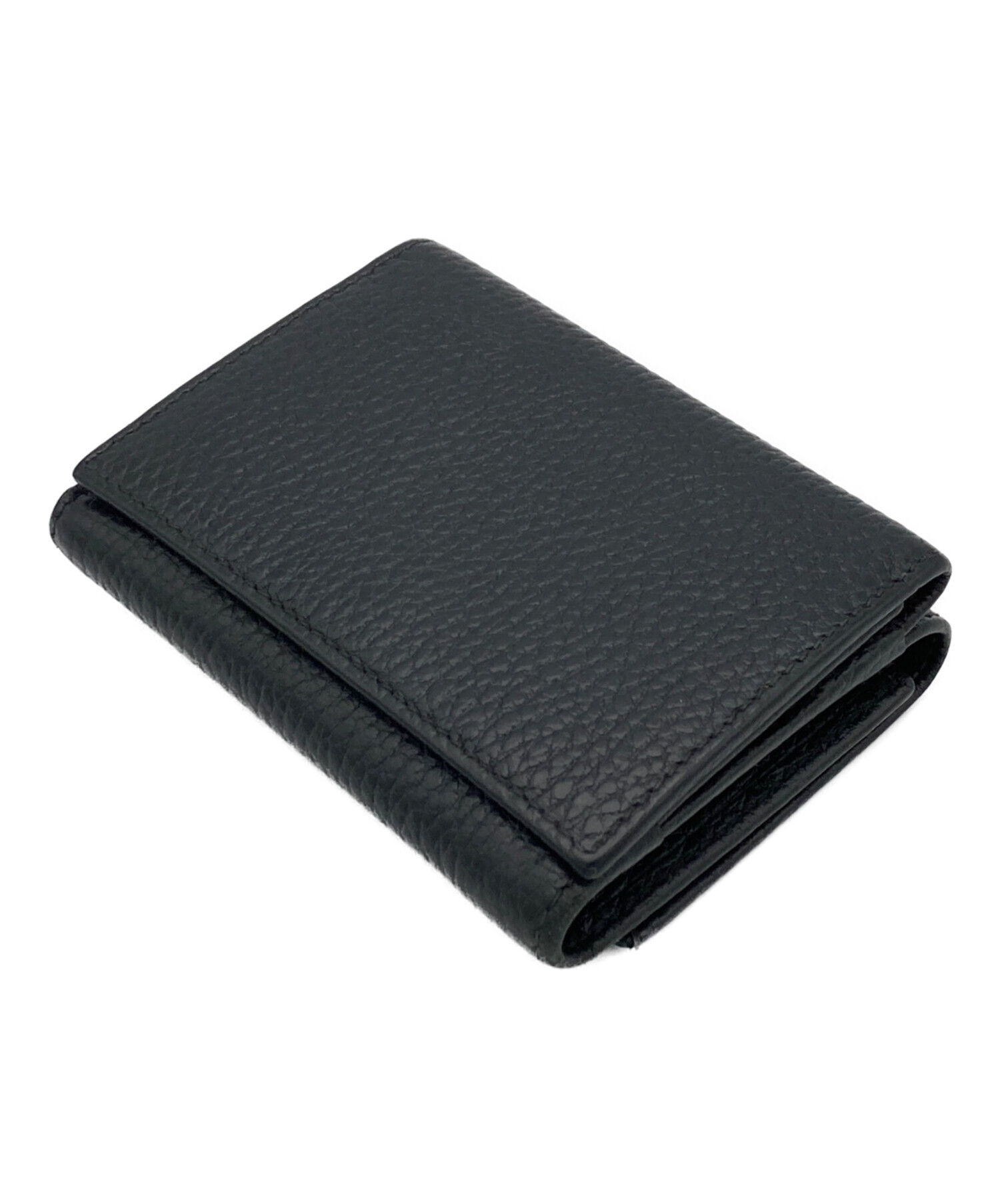 中古・古着通販】GUCCI (グッチ) 3つ折り財布 ブラック｜ブランド 