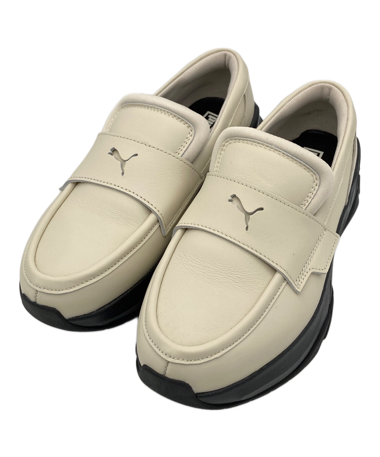 未使用 PUMA LOAFYR ALPINE  プーマ スリッポン 中古・古着通販】PUMA (プーマ) LOAFYR WNS ALPINE SNOW アイボリー