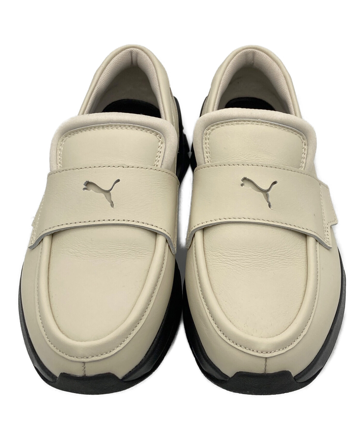 未使用 PUMA LOAFYR ALPINE  プーマ スリッポン 中古・古着通販】PUMA (プーマ) LOAFYR WNS ALPINE SNOW アイボリー