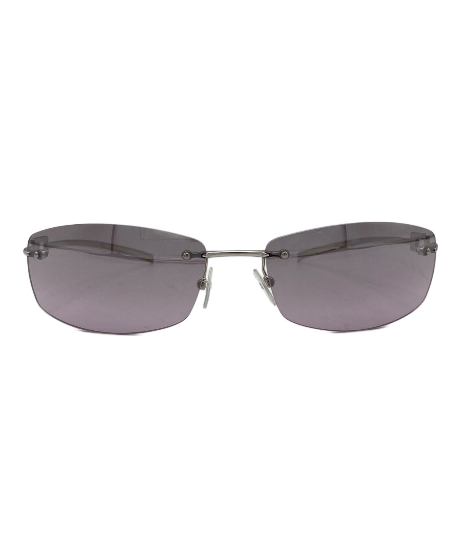 中古・古着通販】GUCCI (グッチ) ラインストーン リムレスサングラス