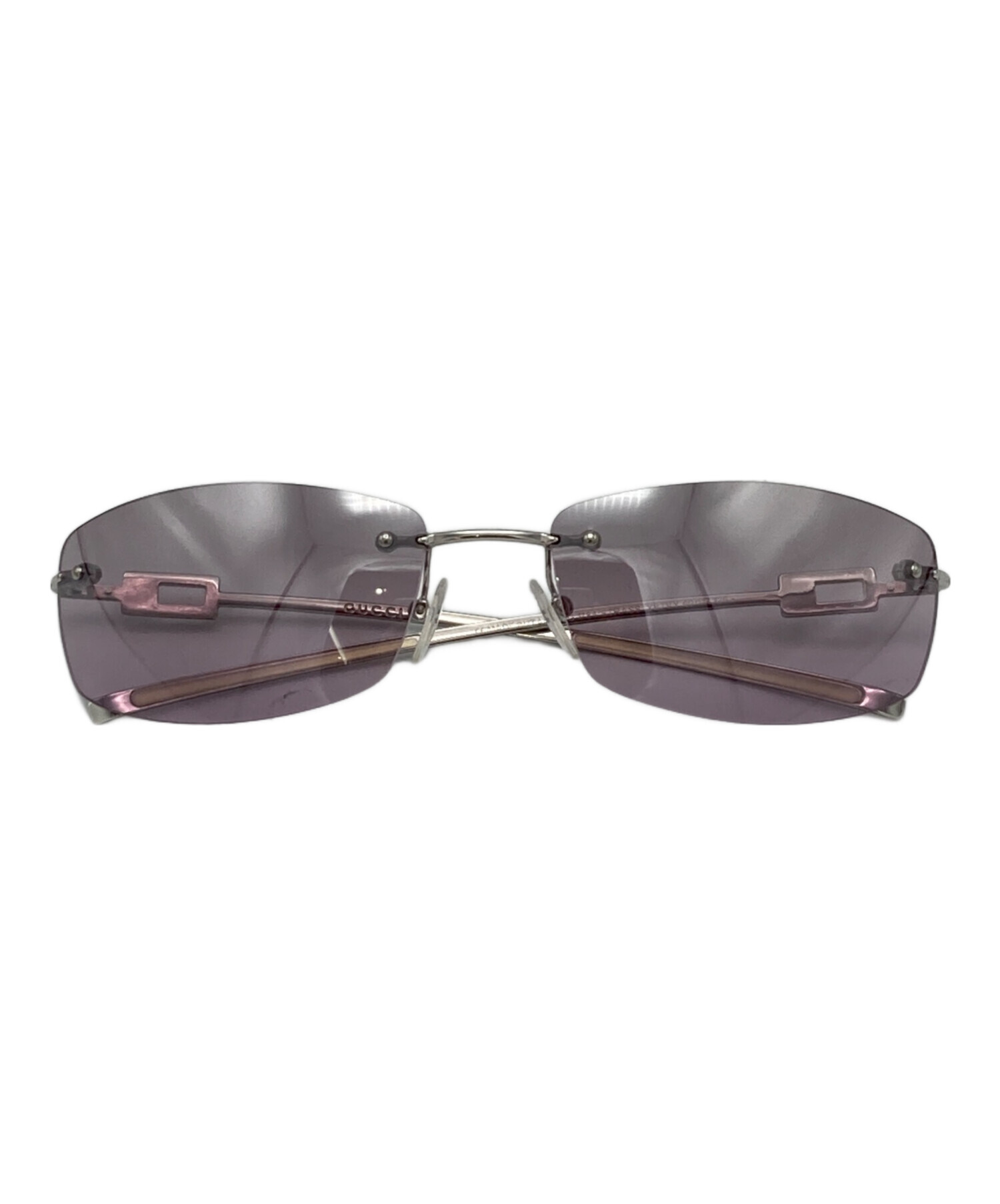 中古・古着通販】GUCCI (グッチ) ラインストーン リムレスサングラス
