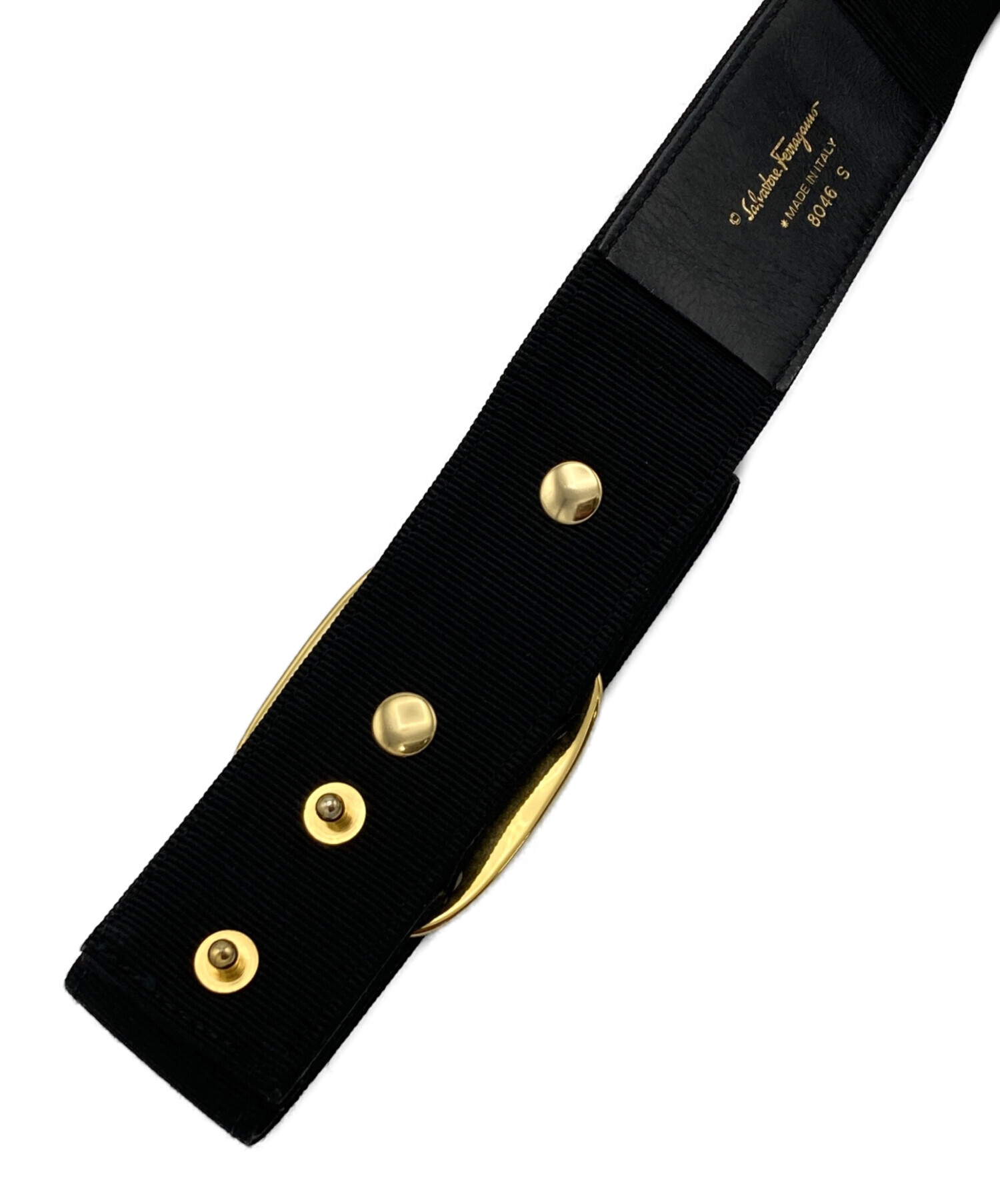 にゃんティ新品Salvatore Ferragamo ブラックリボントン 中古・古着通販】Salvatore Ferragamo (サルヴァトーレ フェラガモ