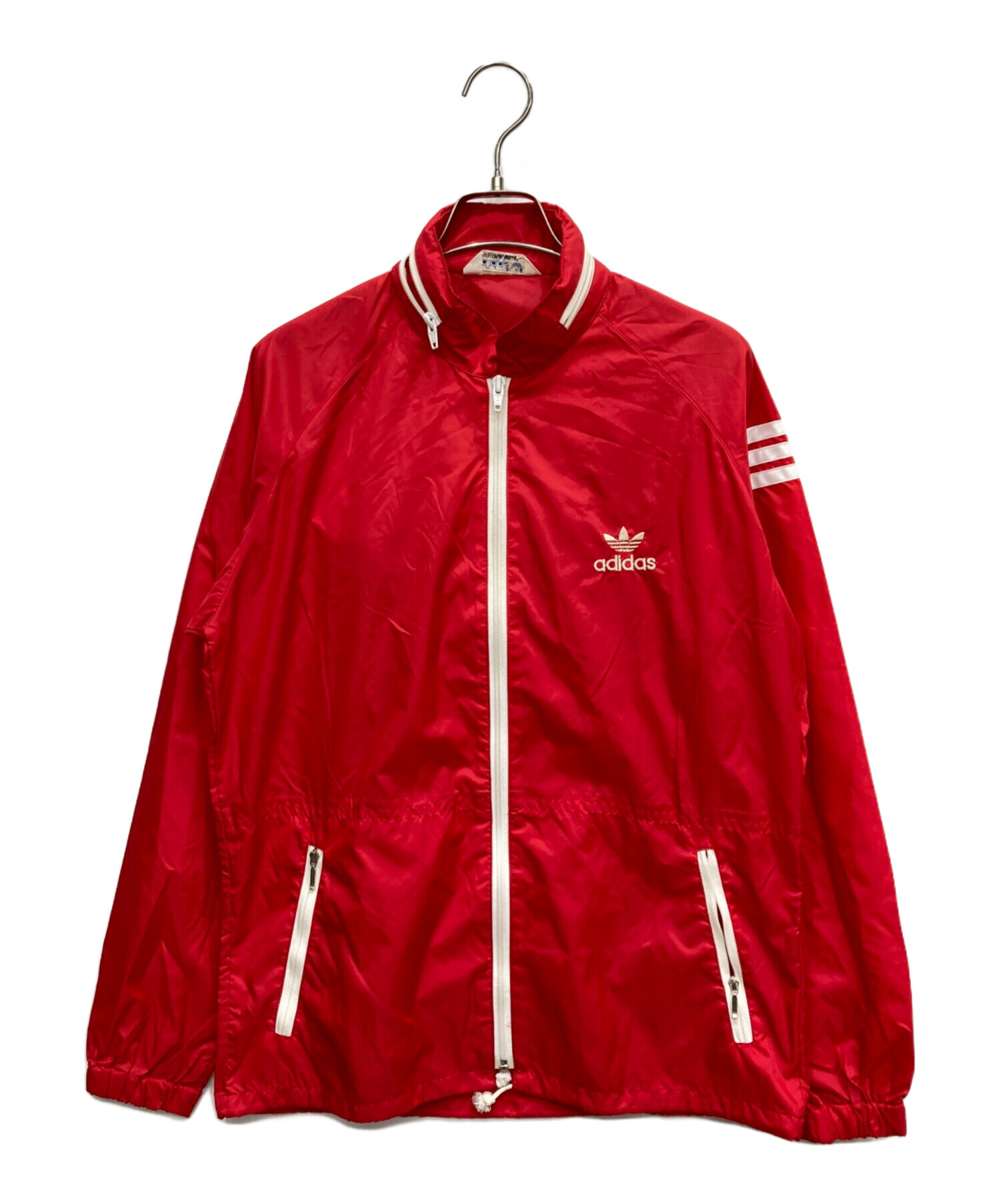 中古・古着通販】adidas (アディダス) ナイロンジャケット レッド