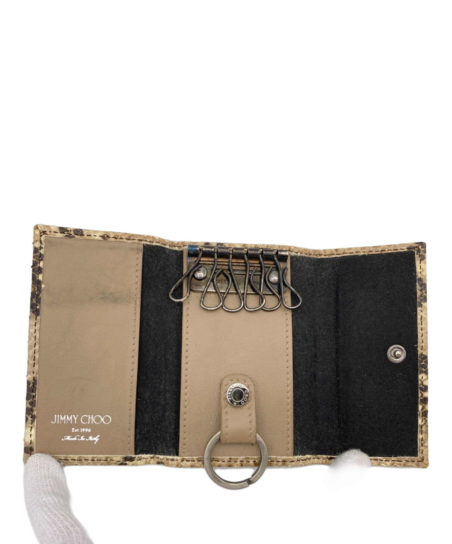 中古・古着通販】JIMMY CHOO (ジミーチュウ) キーケース ブラウン