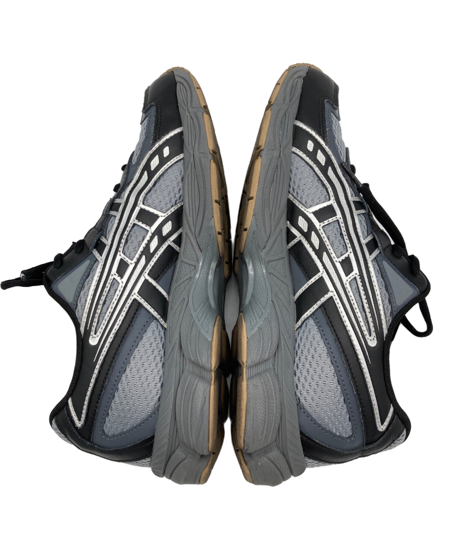ASICS gel-nyc 2055 27cm ドルフィングレー　中古 中古・古着通販】asics (アシックス) GEL-NYC 2055 グレー×ブラック