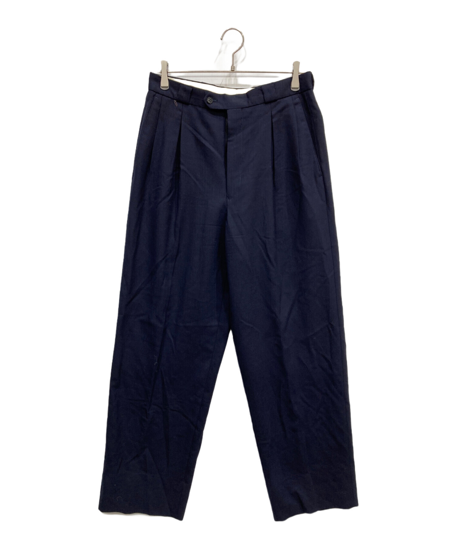 EMPORIO ARMANI エンポリオアルマーニ ビジネス XL 紺 【古着】【中古】【送料無料】 中古・古着通販】EMPORIO ARMANI (エンポリオ アルマーニ) ウール