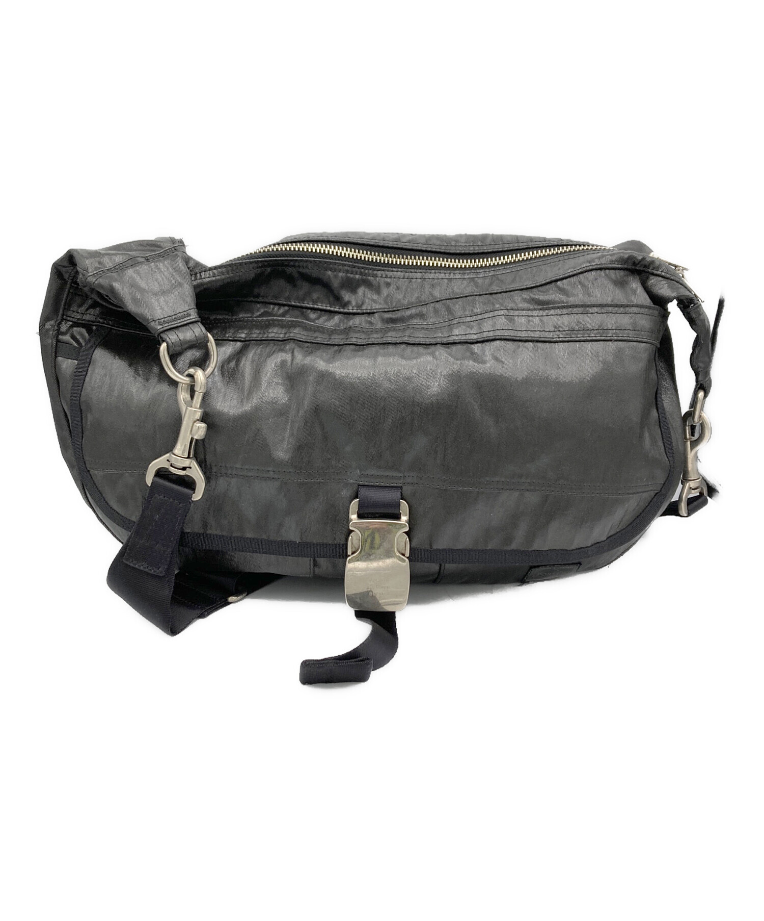 中古・古着通販】PORTER (ポーター) SHINE SHOULDER BAG ブラック