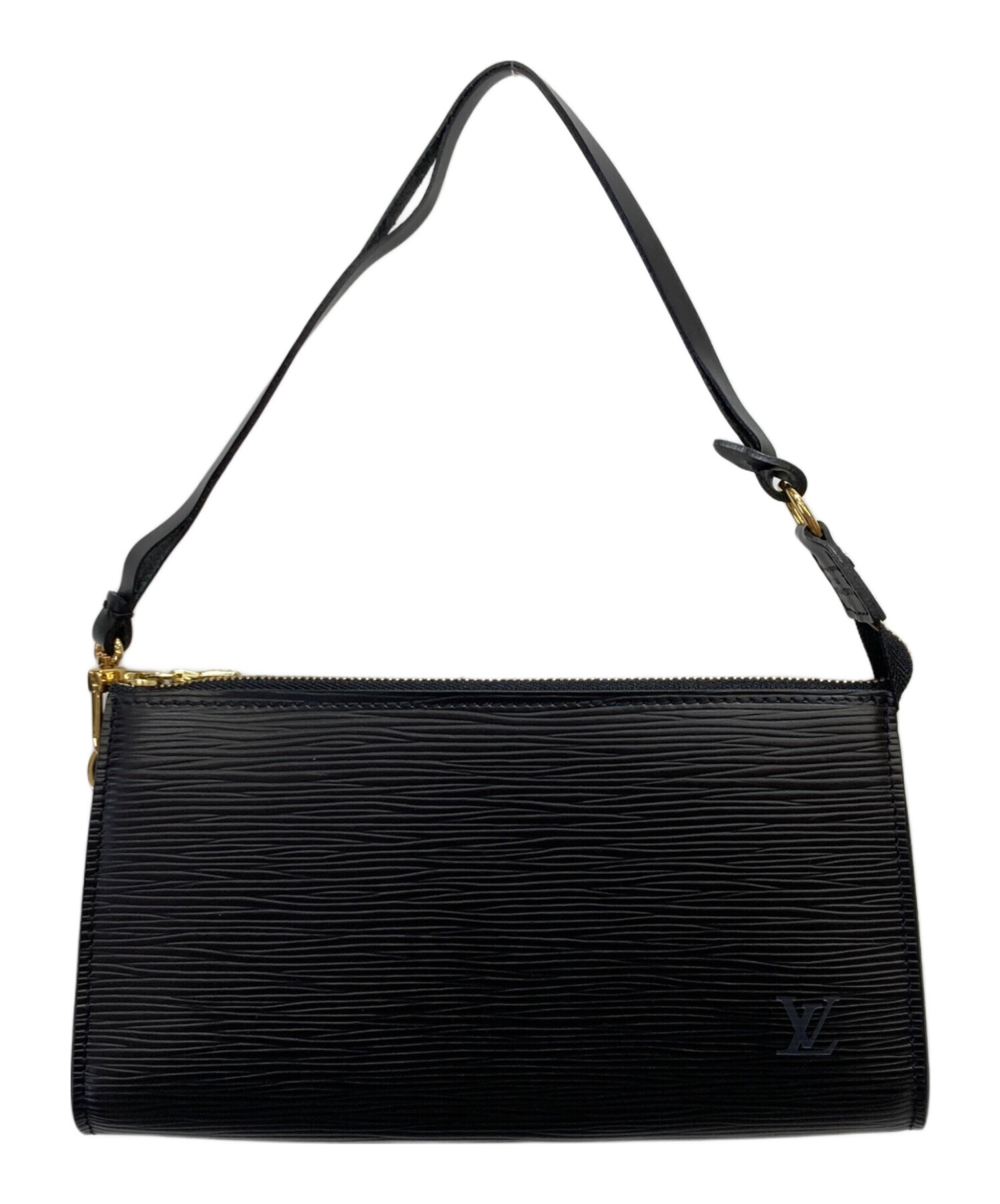 鑑定済　ルイヴィトン　エピ　アクセソワール　黒　ブラック 中古・古着通販】LOUIS VUITTON (ルイ ヴィトン) エピ ポシェット
