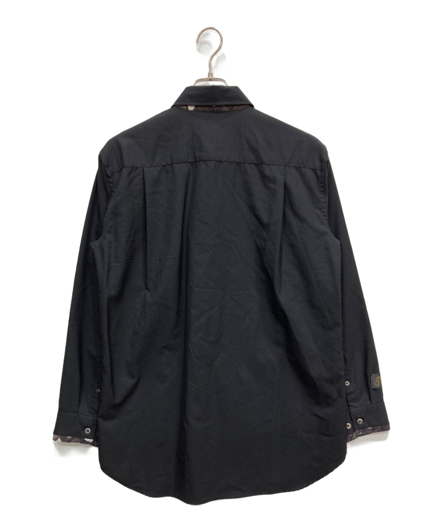 HERALBONY 長袖シャツ Mサイズ 中古・古着通販】HERALBONY (ヘラルボニー) プリント切替ロングシャツ