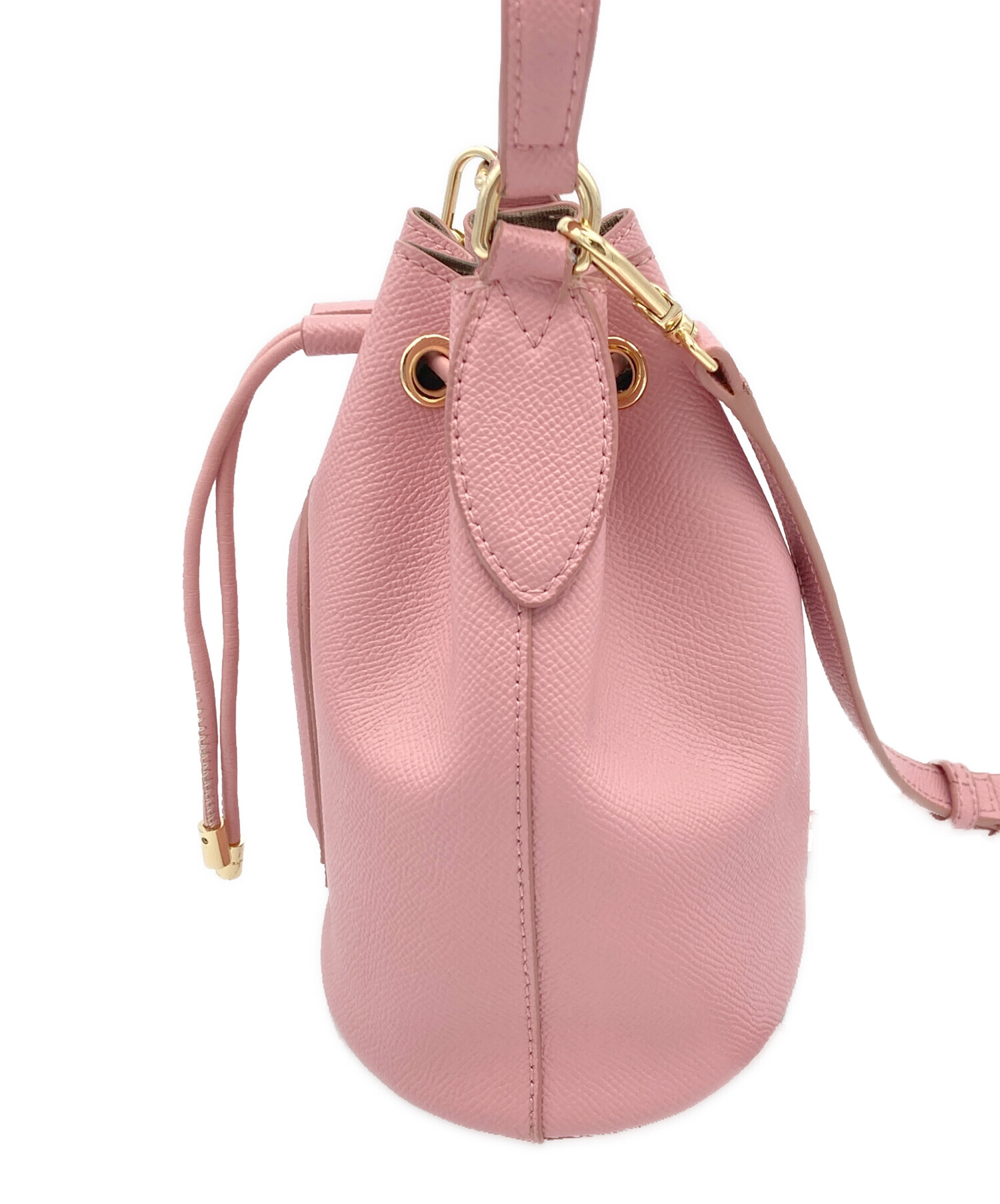 中古・古着通販】FURLA (フルラ) クリオ バケットバッグ ピンク