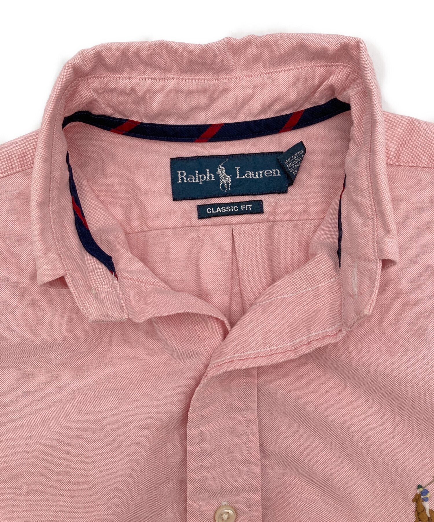 中古・古着通販】RALPH LAUREN (ラルフローレン) 刺繍ボタンダウン