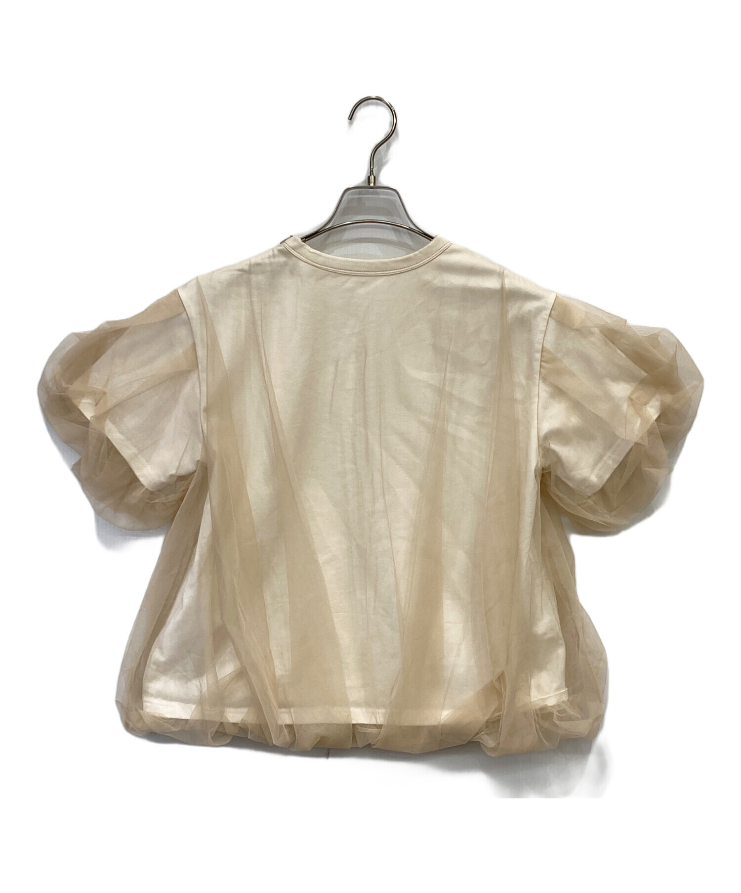 中古・古着通販】Acka. (エーシーケーエー) tulle volume tee 
