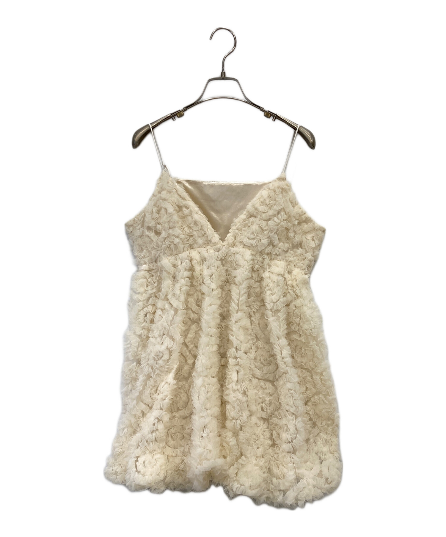 【美品完売品】NOTRE emor/ノートルエモアtulle veiltops 中古・古着通販】notre emor (ノートルエモア) tulle mini dress