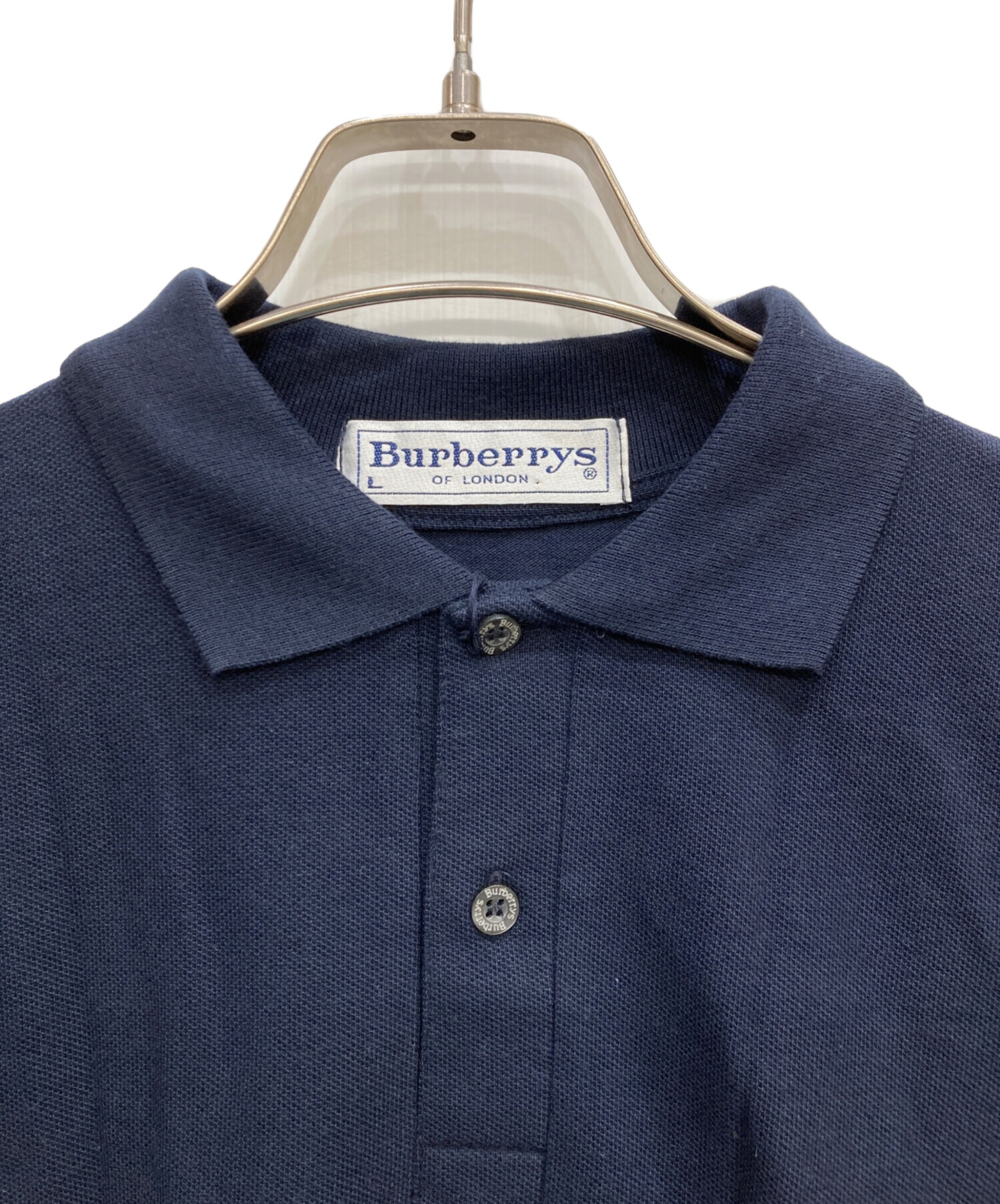 中古・古着通販】Burberry's (バーバリーズ) ポロシャツ ネイビー