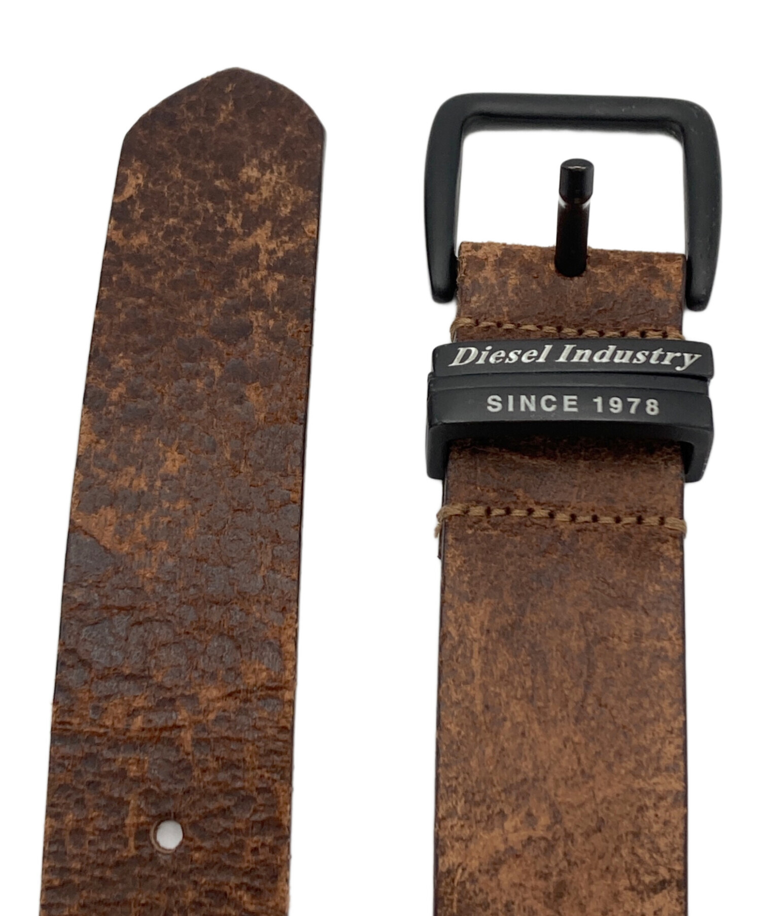 中古・古着通販】DIESEL (ディーゼル) レザーベルト ブラウン サイズ