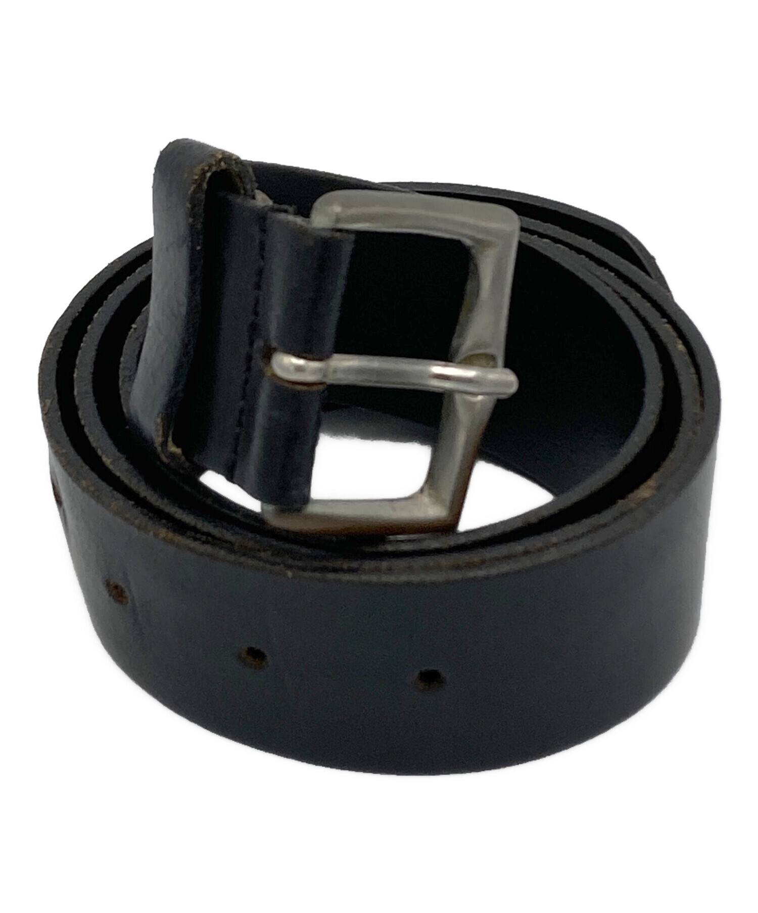 Diesel レザーベルト　90サイズ 中古・古着通販】DIESEL (ディーゼル) レザーベルト ブラック サイズ