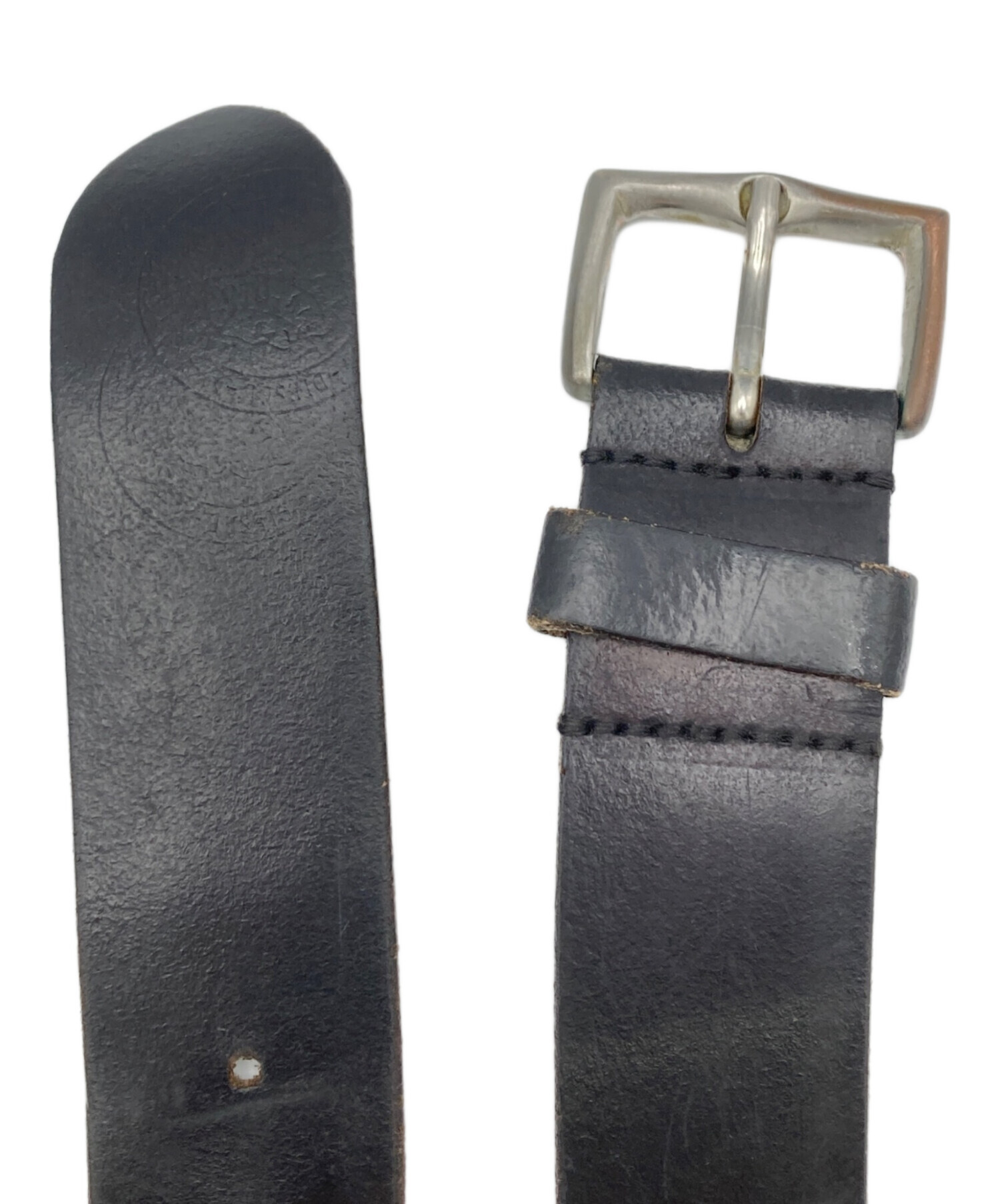 中古・古着通販】DIESEL (ディーゼル) レザーベルト ブラック サイズ