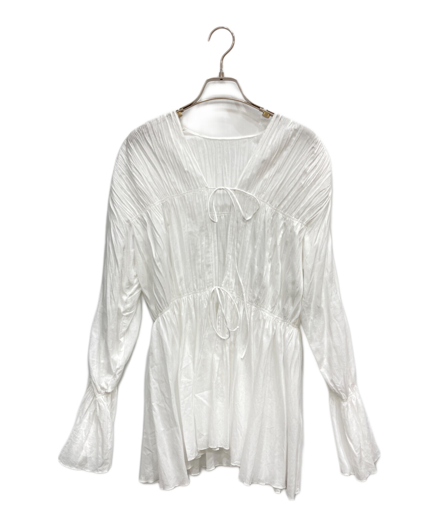 中古・古着通販】Plage (プラージュ) COTTON SHIRRING ブラウス 