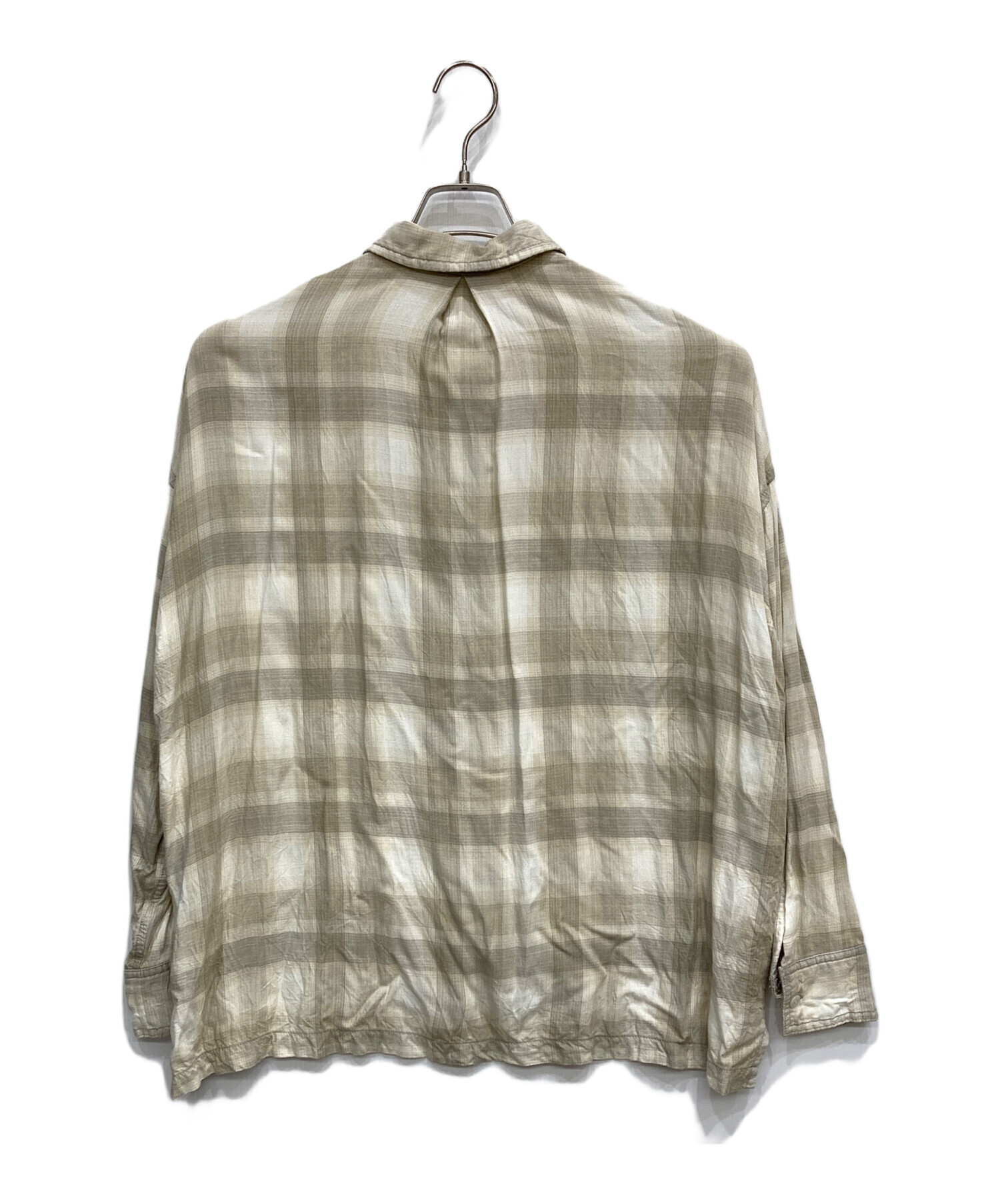 中古・古着通販】REMI RELIEF (レミレリーフ) CHECK 2 WAY SHIRT