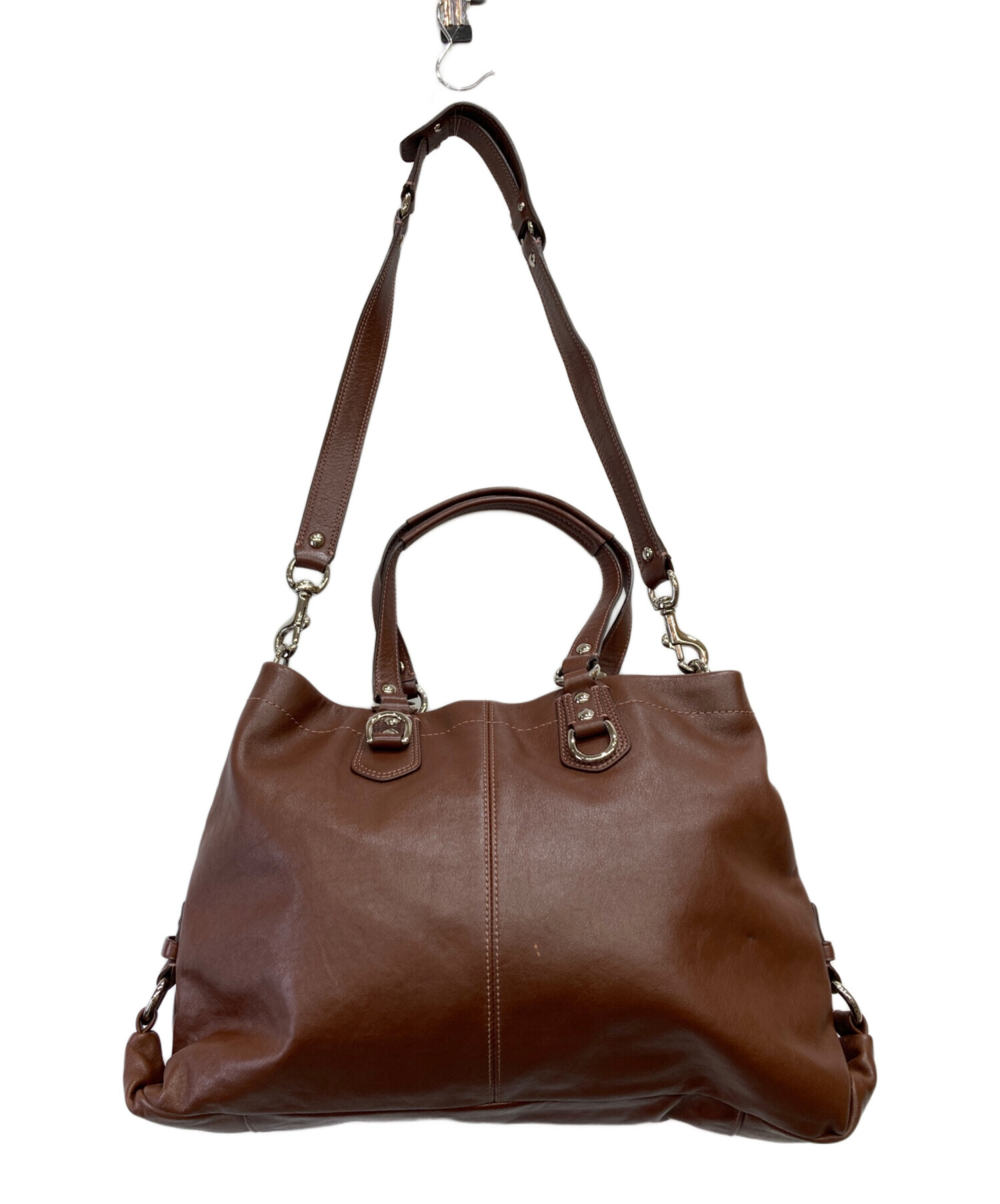 中古・古着通販】COACH (コーチ) 2WAYショルダーバッグ ブラウン