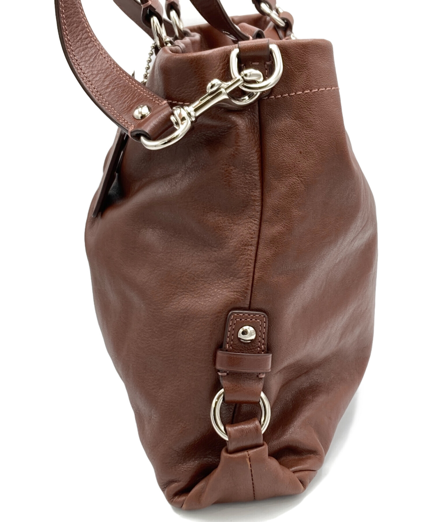 中古・古着通販】COACH (コーチ) 2WAYショルダーバッグ ブラウン