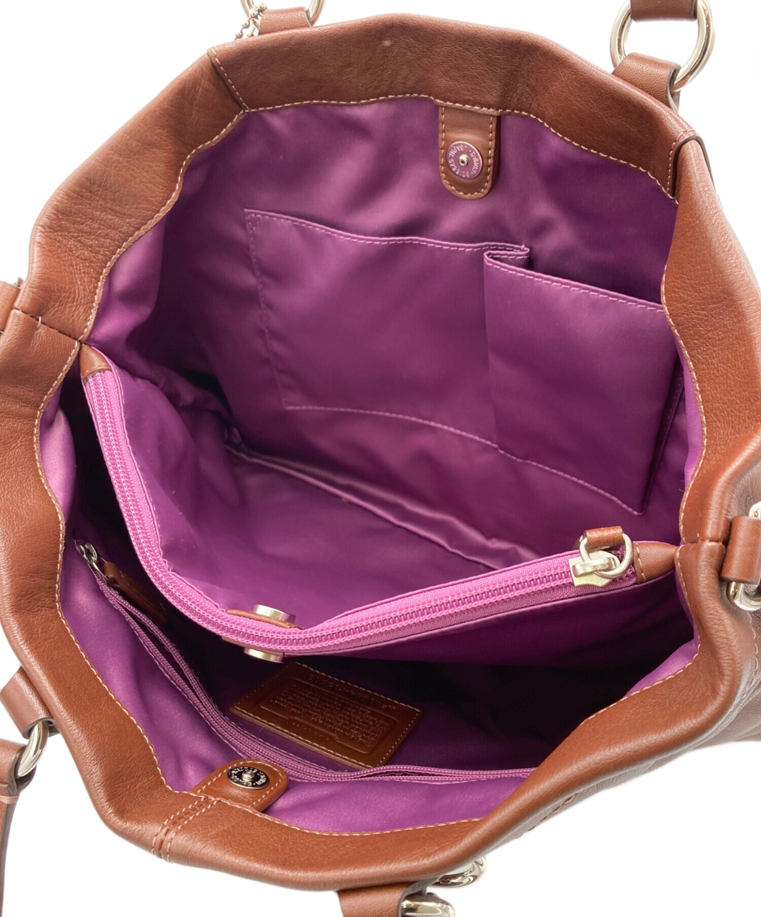 中古・古着通販】COACH (コーチ) 2WAYショルダーバッグ ブラウン