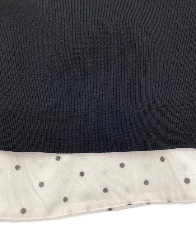 Lily's clothet一度のみ使用美品★2026夏フレイアイディー 中古・古着通販】FRAY ID (フレイ アイディー) ニットコンビペプラム