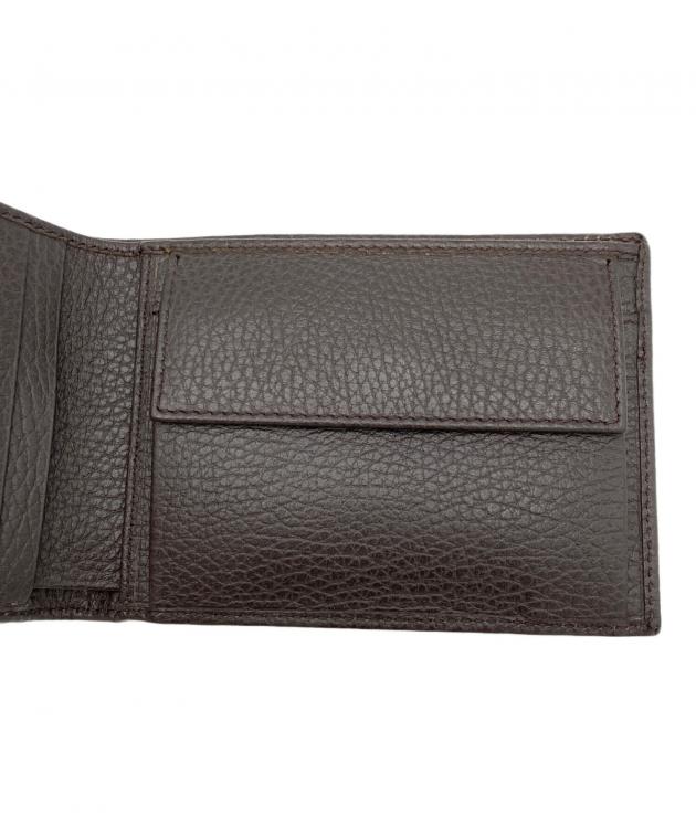 中古・古着通販】GUCCI (グッチ) GGキャンバス 2つ折り財布 ブラウン