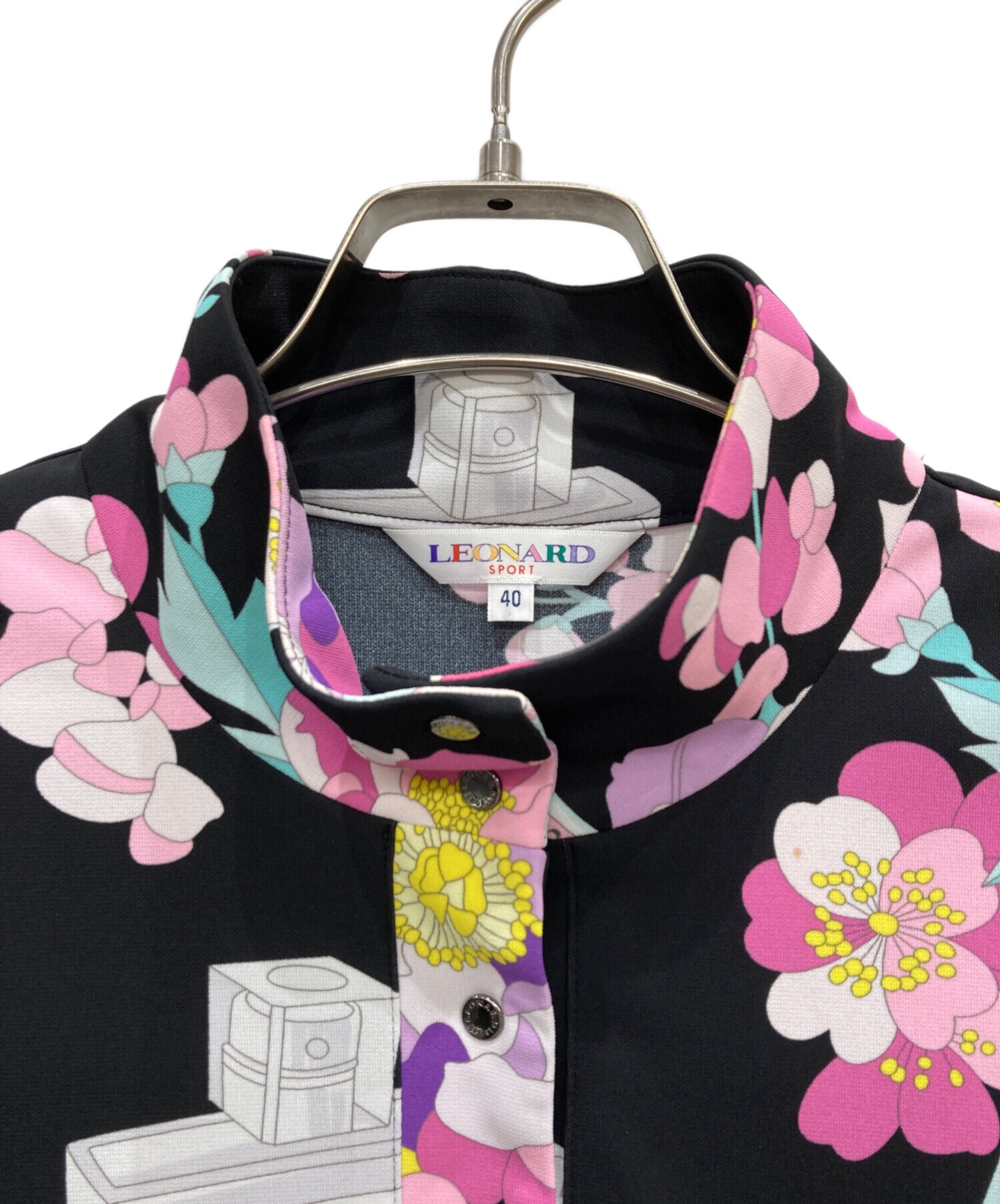 中古・古着通販】LEONARD SPORT (レオナール スポーツ) 花柄ポロシャツ