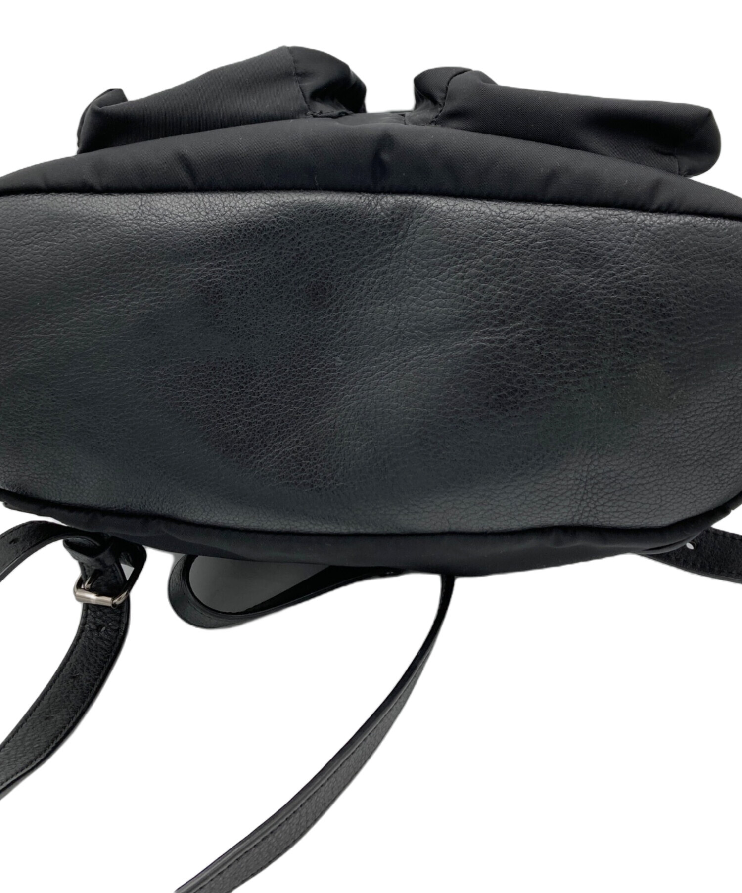 中古・古着通販】COACH (コーチ) ターンロック巾着リュック ブラック