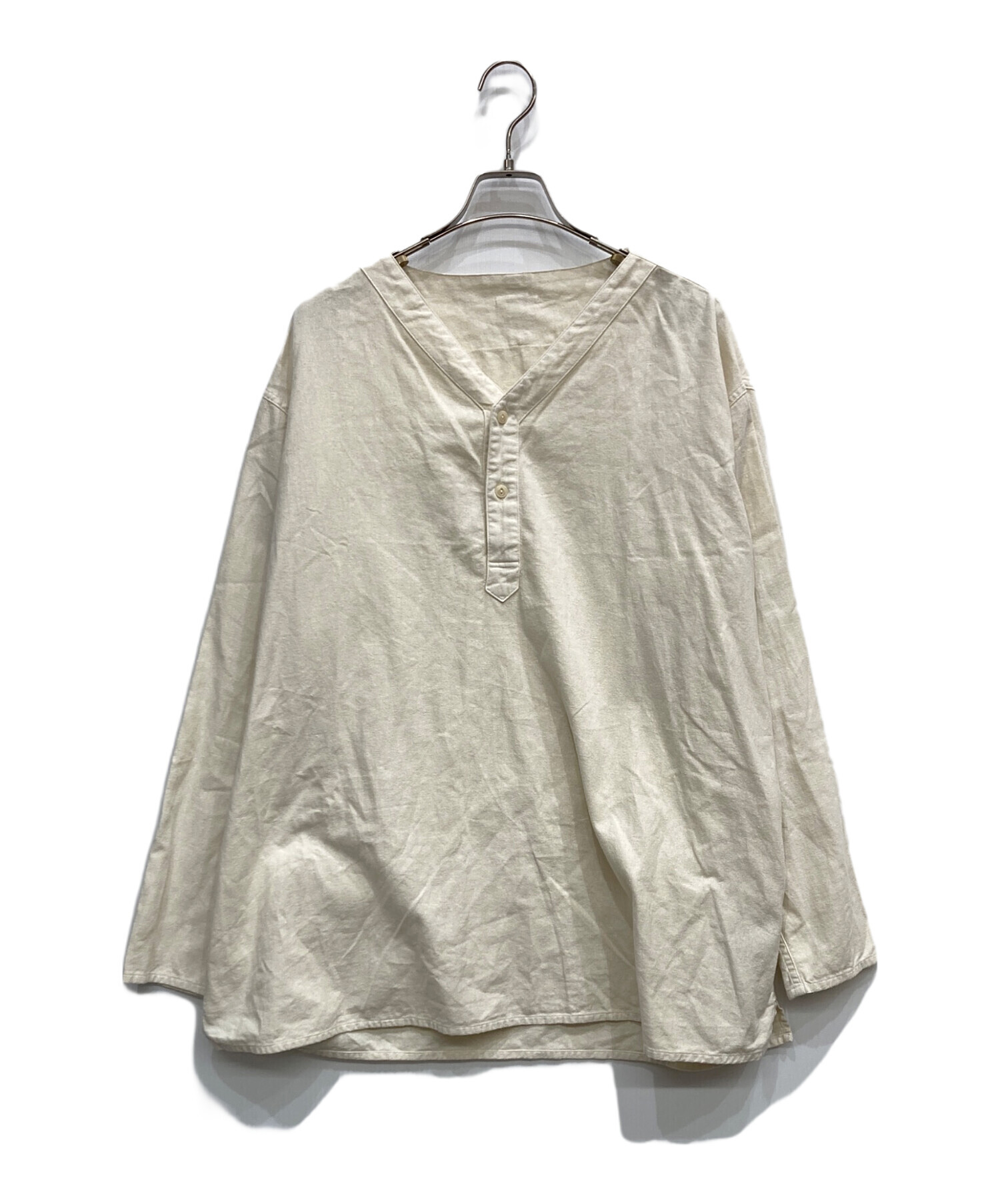 中古・古着通販】Kinema (キネマ) スリーピングシャツ アイボリー
