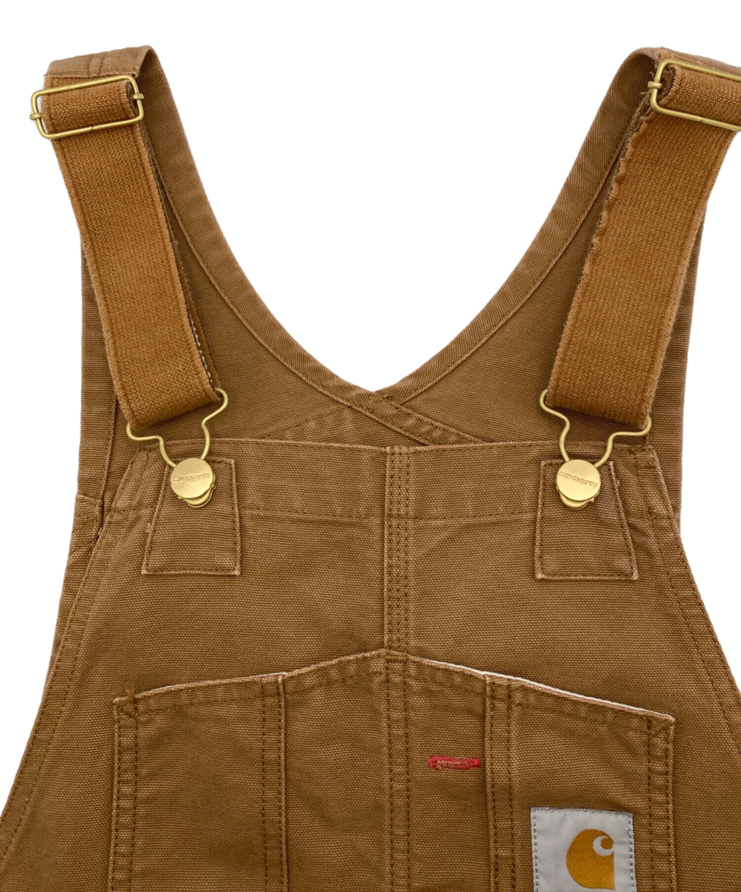 中古・古着通販】CarHartt (カーハート) ビブオーバーオール ブラウン