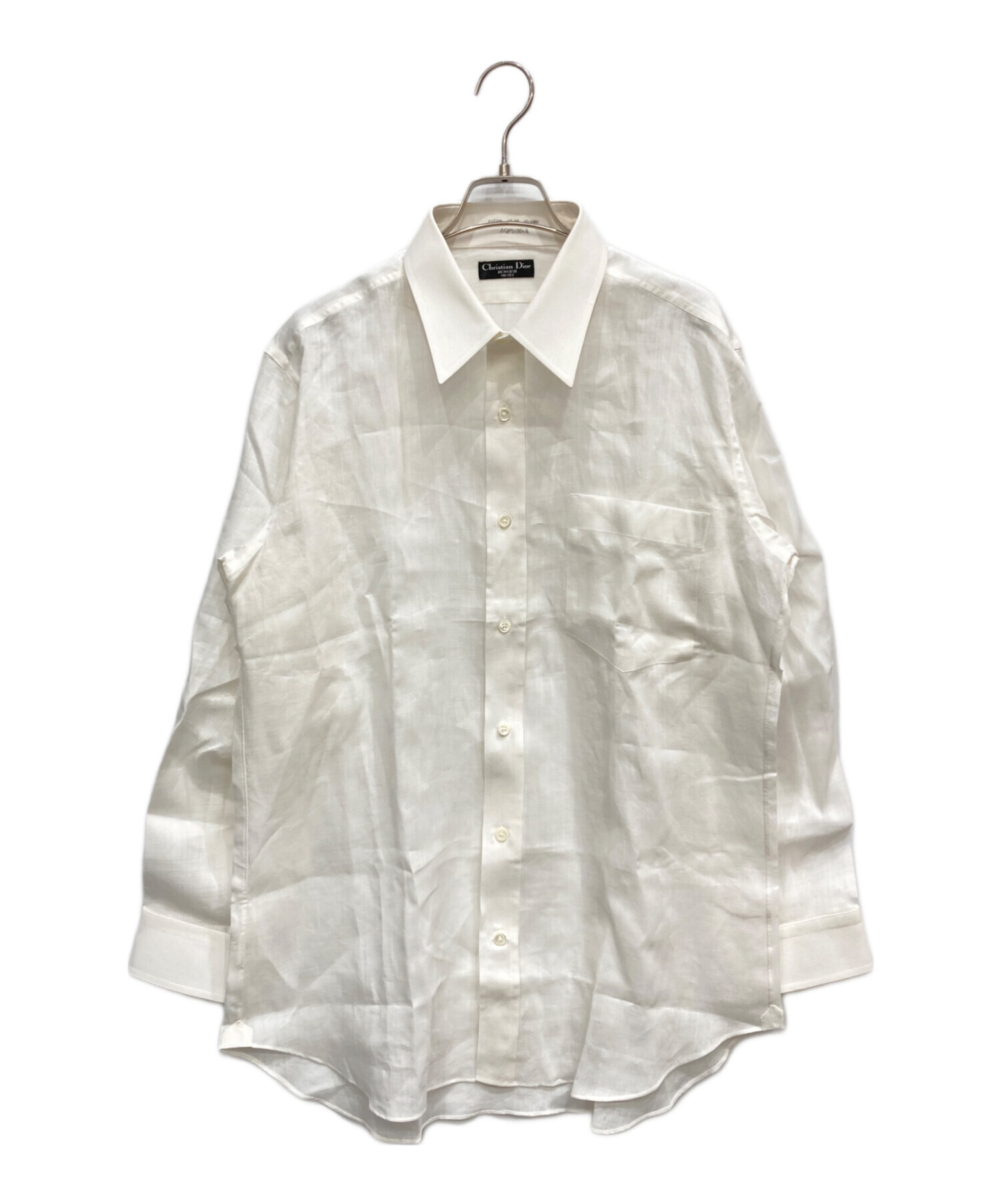美品 Vintage クリスチャンディオール Christian Dior Monsieur シャツ 半袖 ペイズリー柄 リネン トップス メンズ L 中古・古着通販】Christian Dior MONSIEUR (クリスチャンディオール