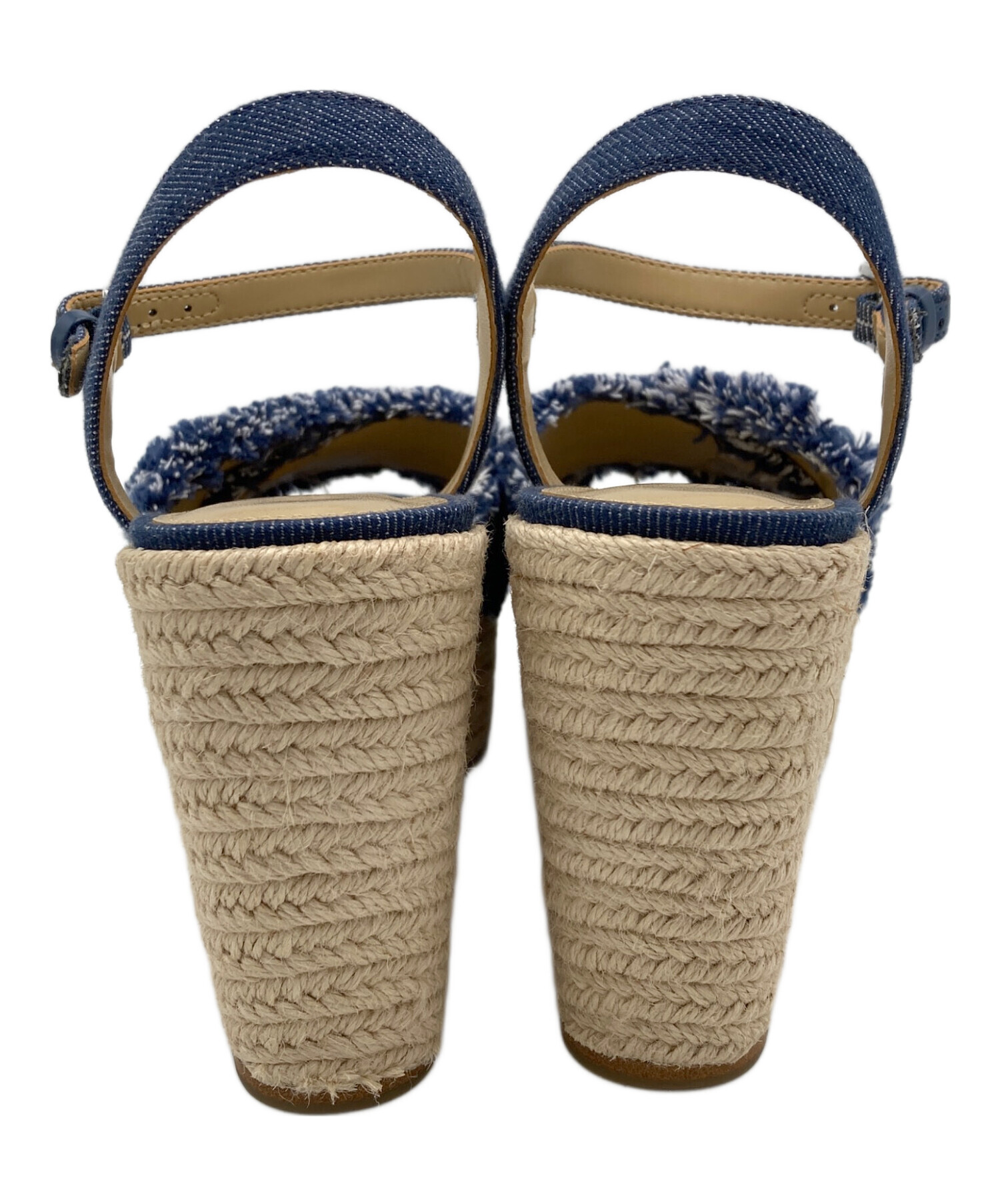 MICHAEL KORS デニム ウェッジソール サンダル 中古・古着通販】MICHAEL MICHAEL KORS (マイケル マイケルコース