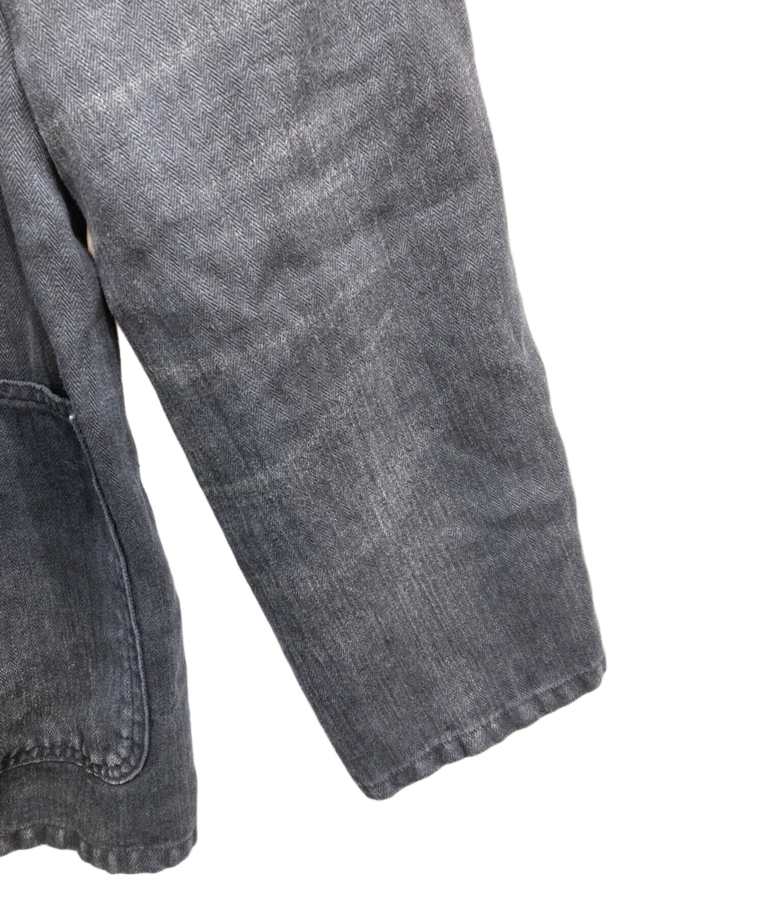 中古・古着通販】HERILL (ヘリル) HBT Linen Workjacket ブラック